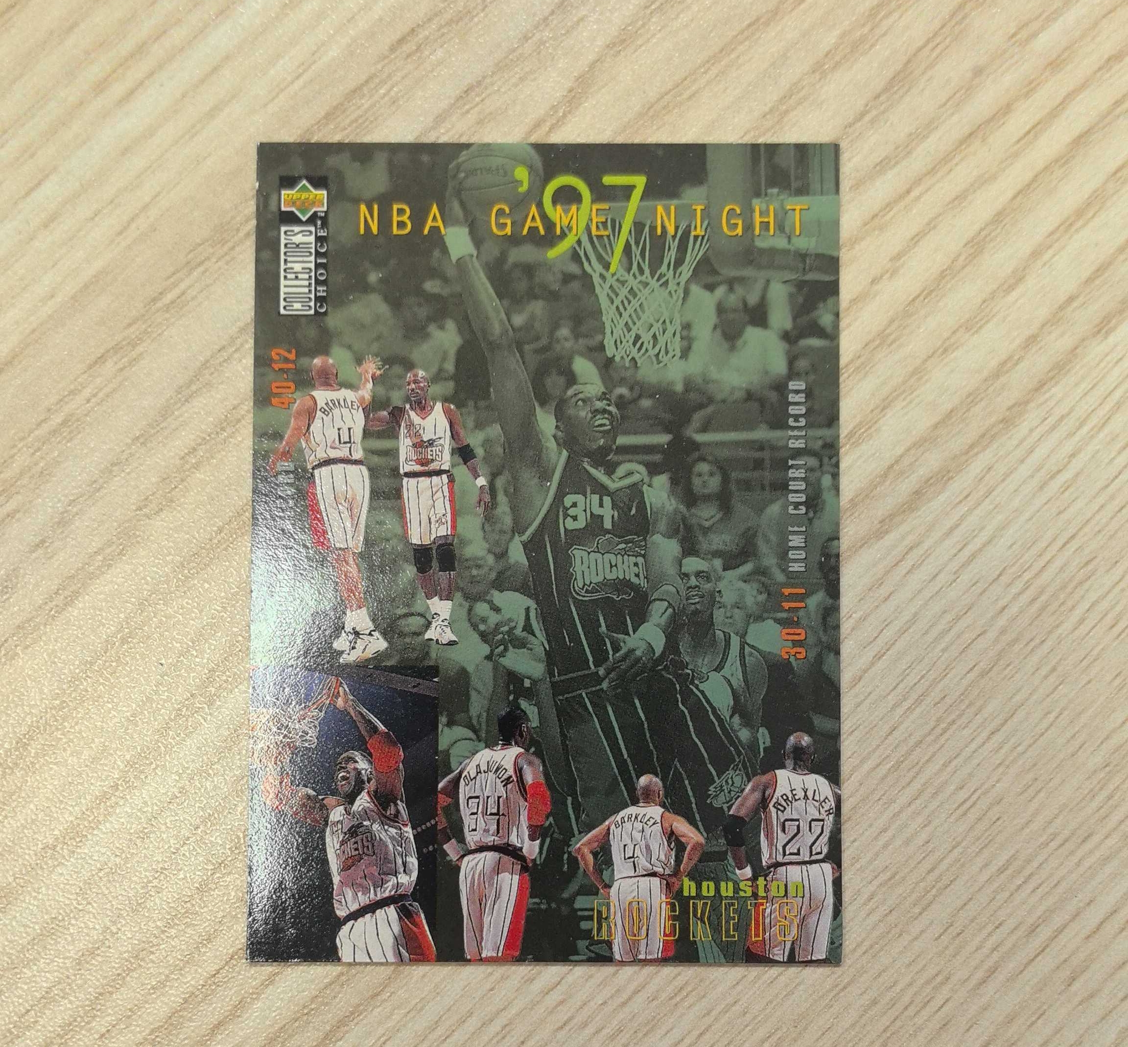 1997-98 Upper Deck Collector's Choice Hakeem Olajuwon 奥拉朱旺 UD大梦50大75大 名人堂 84年状元 2届总冠军 12届全明星 MVP火箭猛龙