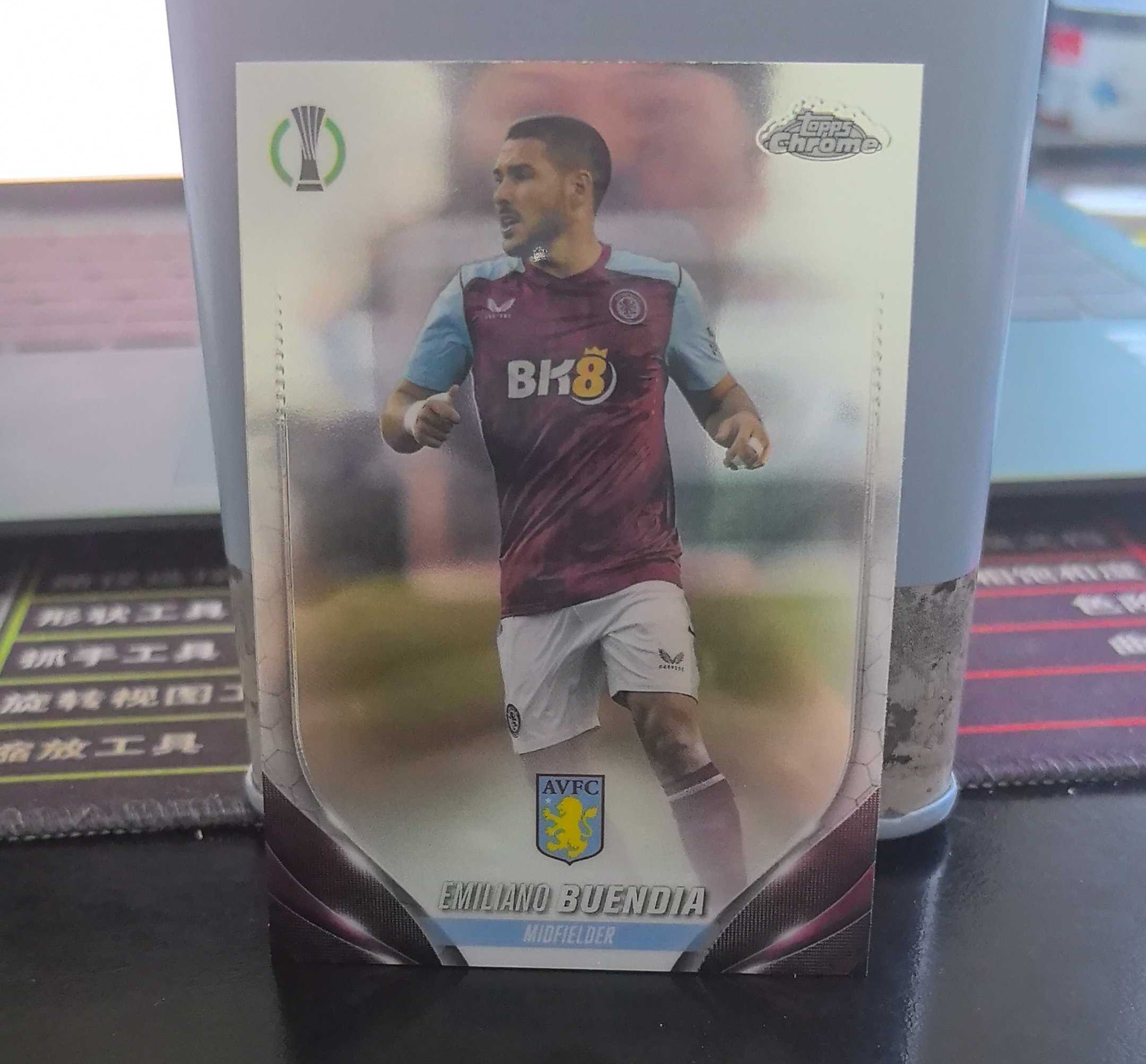 2023-24 Topps Chrome Emiliano Buendía base 凑套必备 编号133