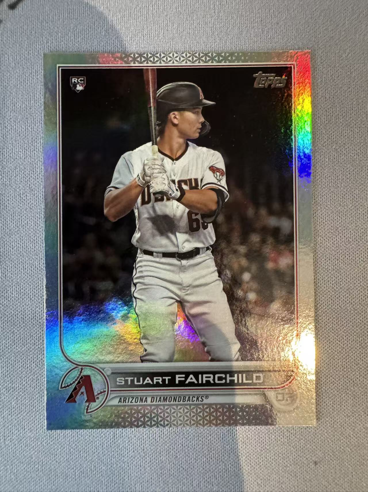 2022 Topps Series 1 Stuart Fairchild RC MLB 系列1 亚利桑那响尾蛇 新秀 斯图尔特 费尔柴尔德 银Holo 纸卡 卡品如图 凑套收藏