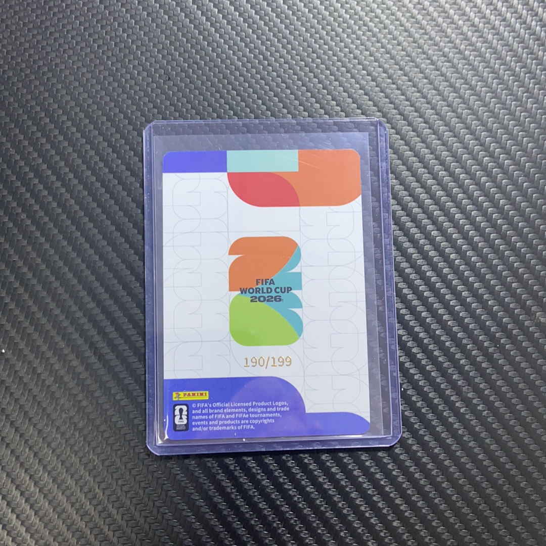 【小牛代拍】2026 Panini Kayou FIFA World Cup Gideon Mensah 卡游 世界杯 加纳 吉迪恩 门萨 厚卡 金折 190/199编 卡品如图(男)
