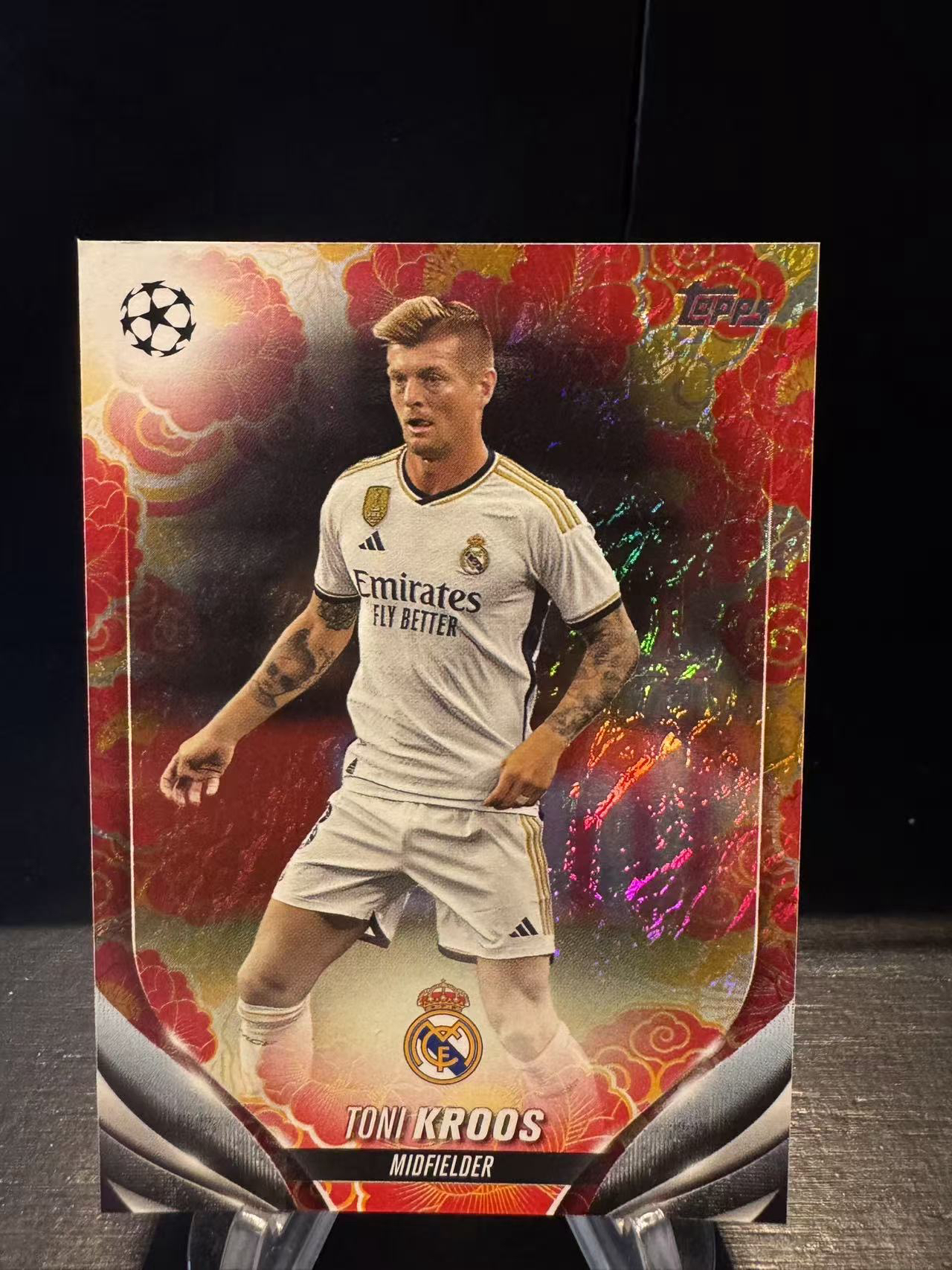 龖2024 Topps 碧玉 欧冠 龙年 Toni Kroos 托尼 克罗斯 060/150编 祥云折 皇马 德国 传奇 碧玉 欧战 卡品如图 MJ002D