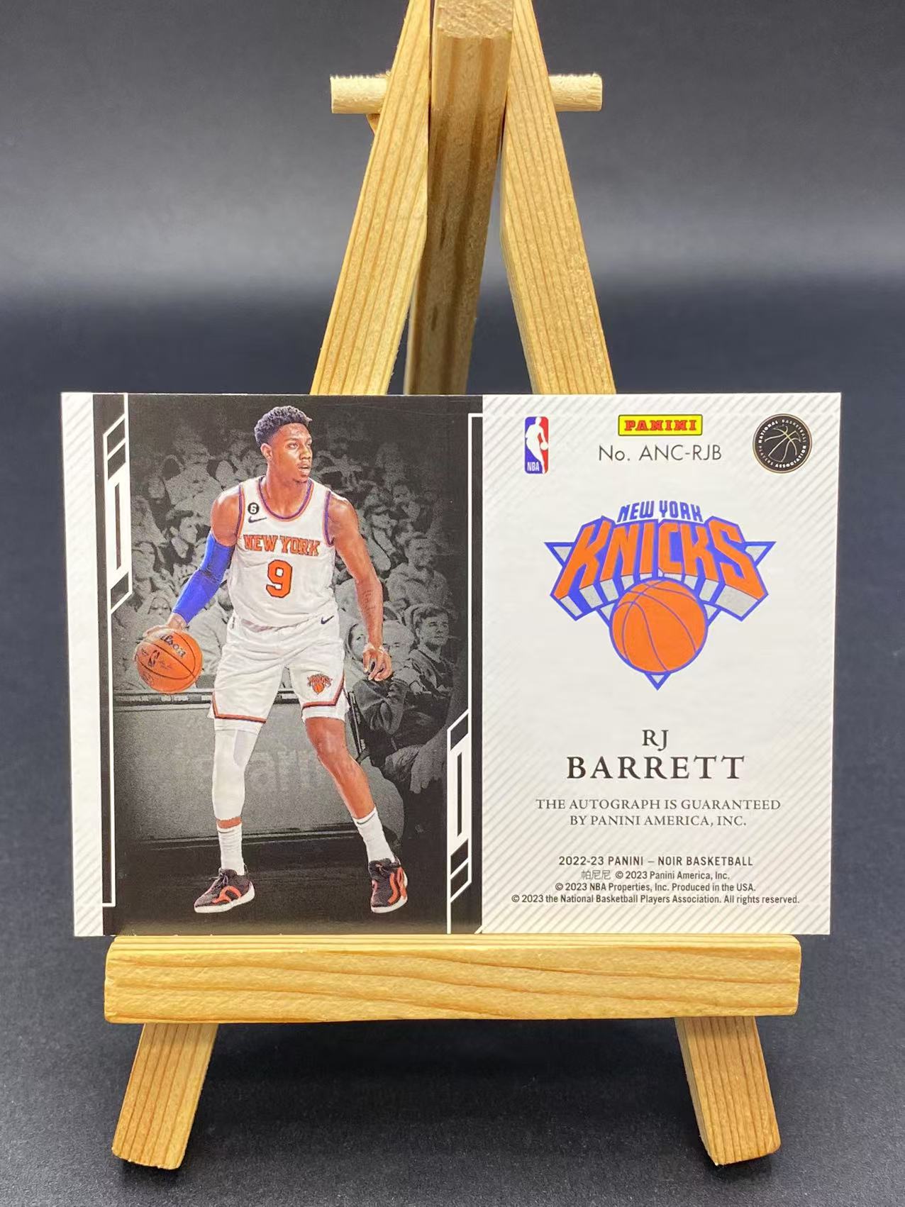 2022-23 【六六代卖】 Noir R.J. Barrett RJ 巴雷特 尼克斯 猛龙 56/99编 诺尔 卡签签字 瑕疵如图(DBJ01)