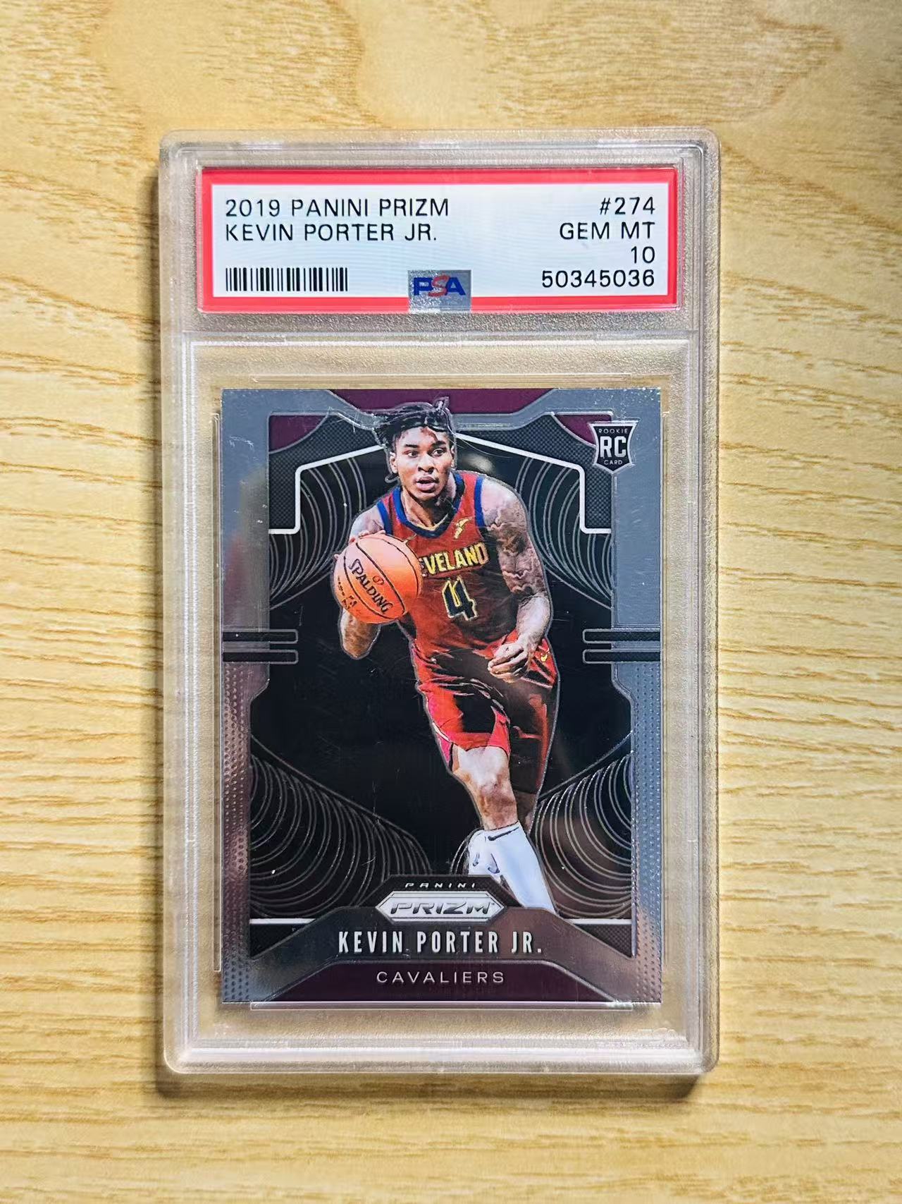 2019-20 Panini Prizm Kevin Porter Jr. 嘿嘿代卖 小凯文 波特 新秀 RC PSA10 骑士 收藏必备