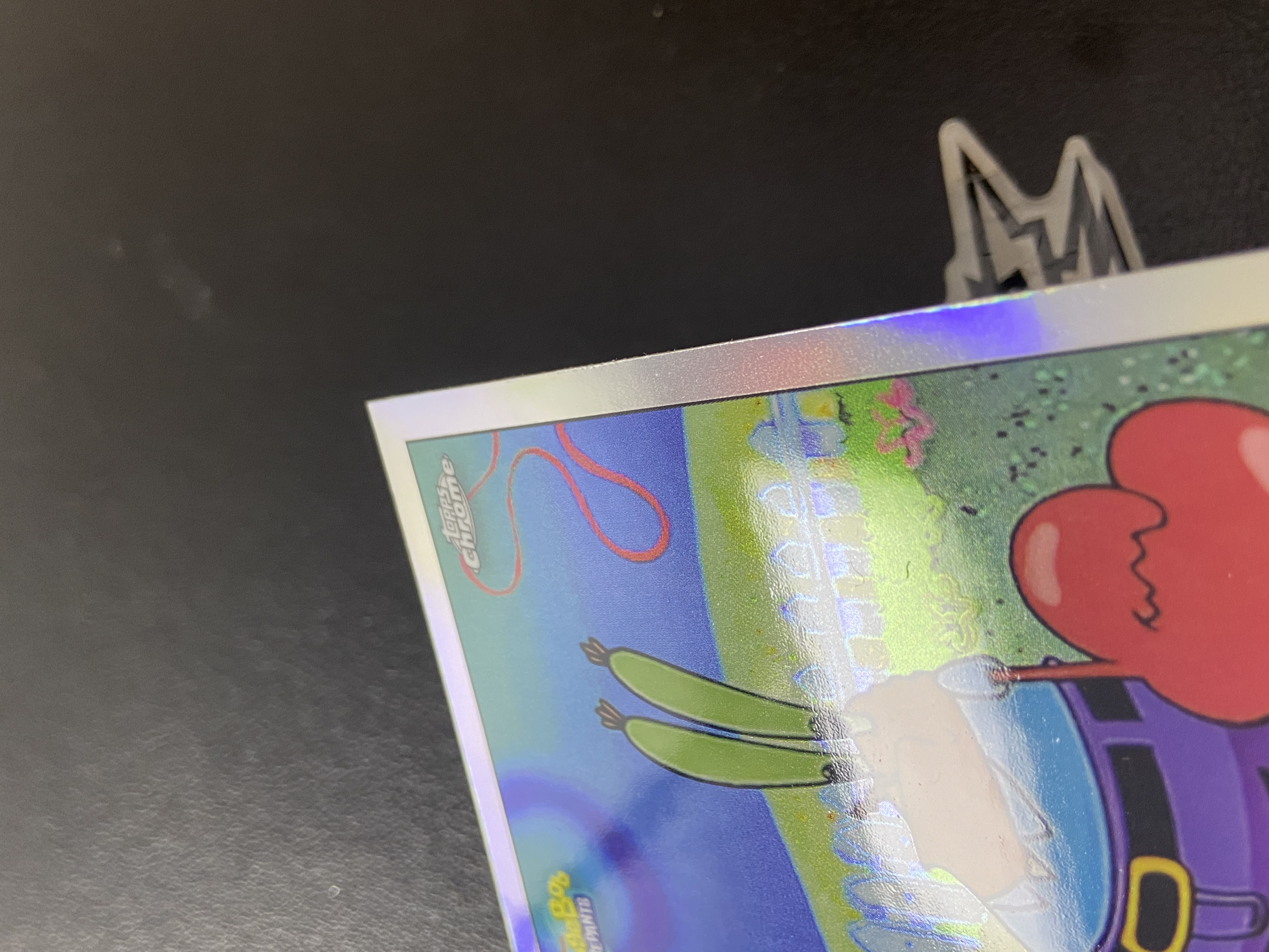 【暴怒代卖】2025 Topps Chrome 海绵宝宝 SpongeBob 25周年 元年 TC Mr.Krabs 蟹老板 正银折 收藏必备 瑕疵如图|暴怒汤白F7