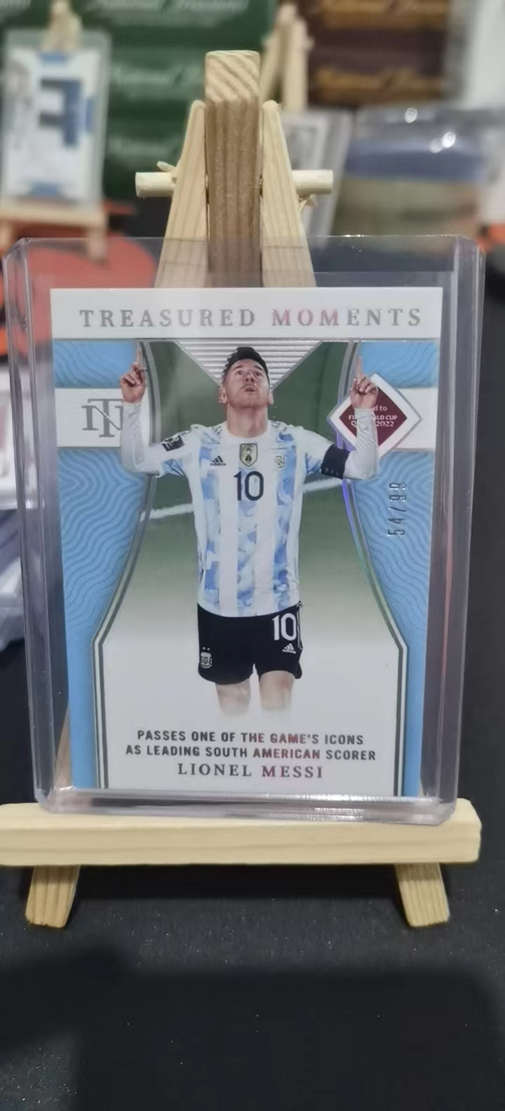 2021-22 Panini National Treasures Lionel Messi 世界杯国宝 阿根廷 梅西 99编时刻 经典选图 卡淘