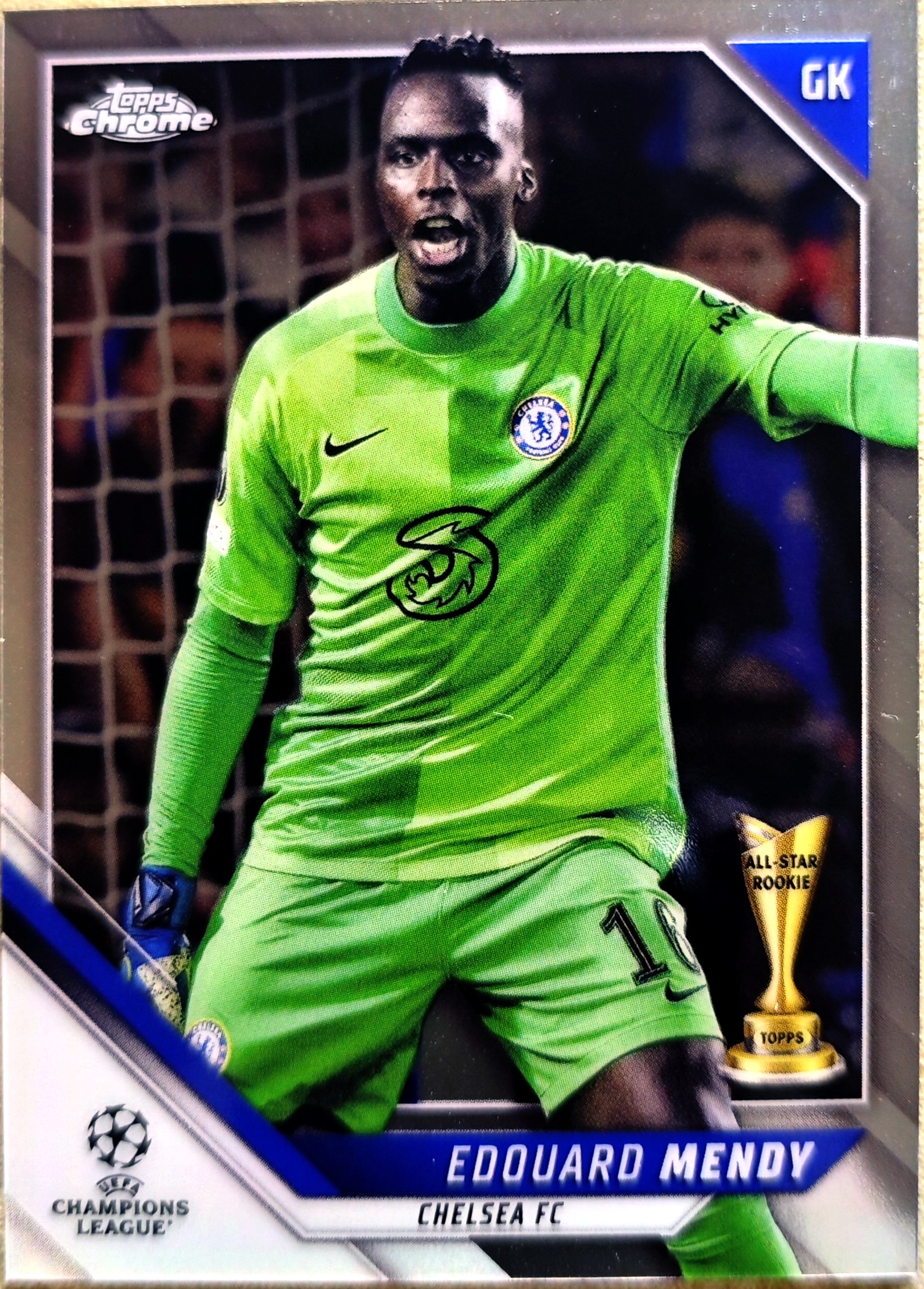 2021 Topps Chrome Edouard Mendy 欧冠 tc 切尔西 爱德华 门迪