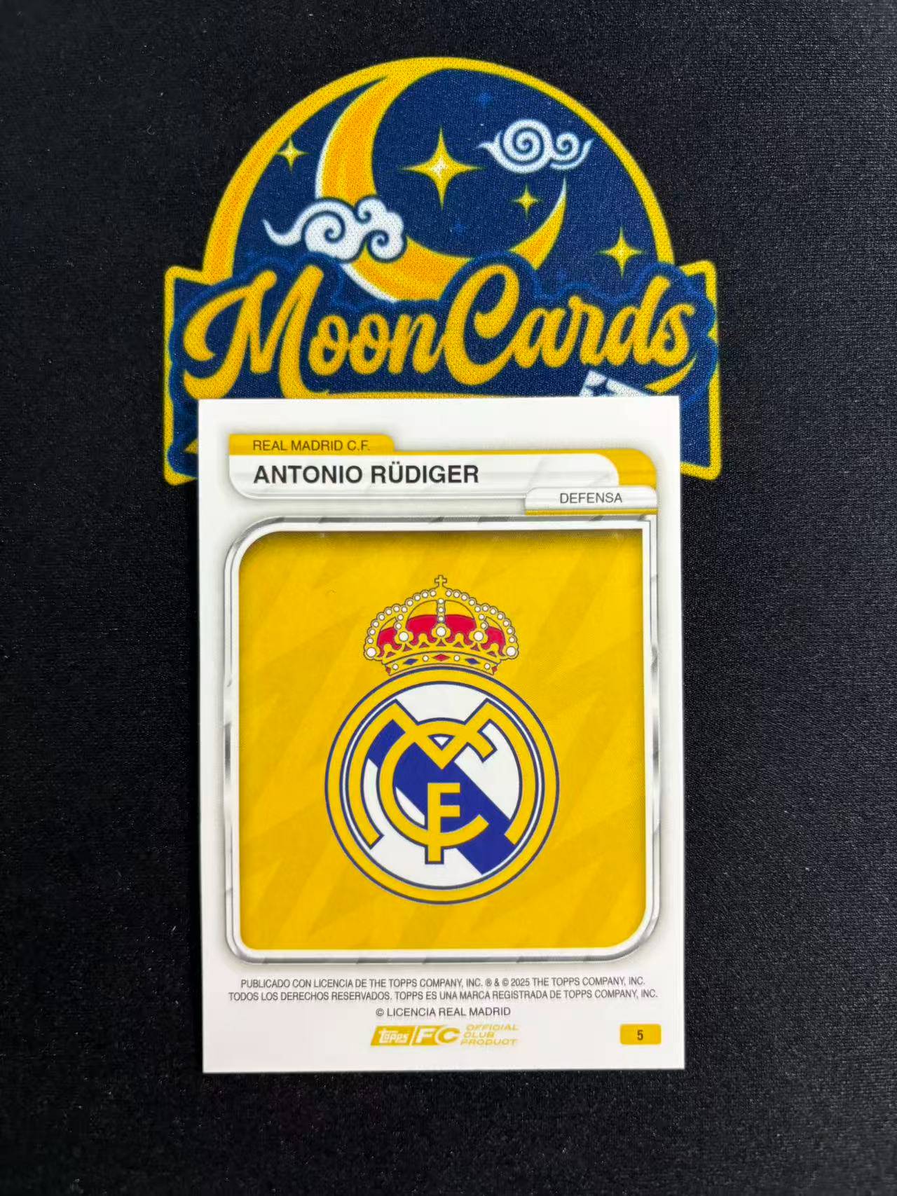 【梦卡拍卖】2025 Topps 皇马铁罐队盒 Antonio Rudiger 安东尼奥 吕迪格 /199编 #DD# F白