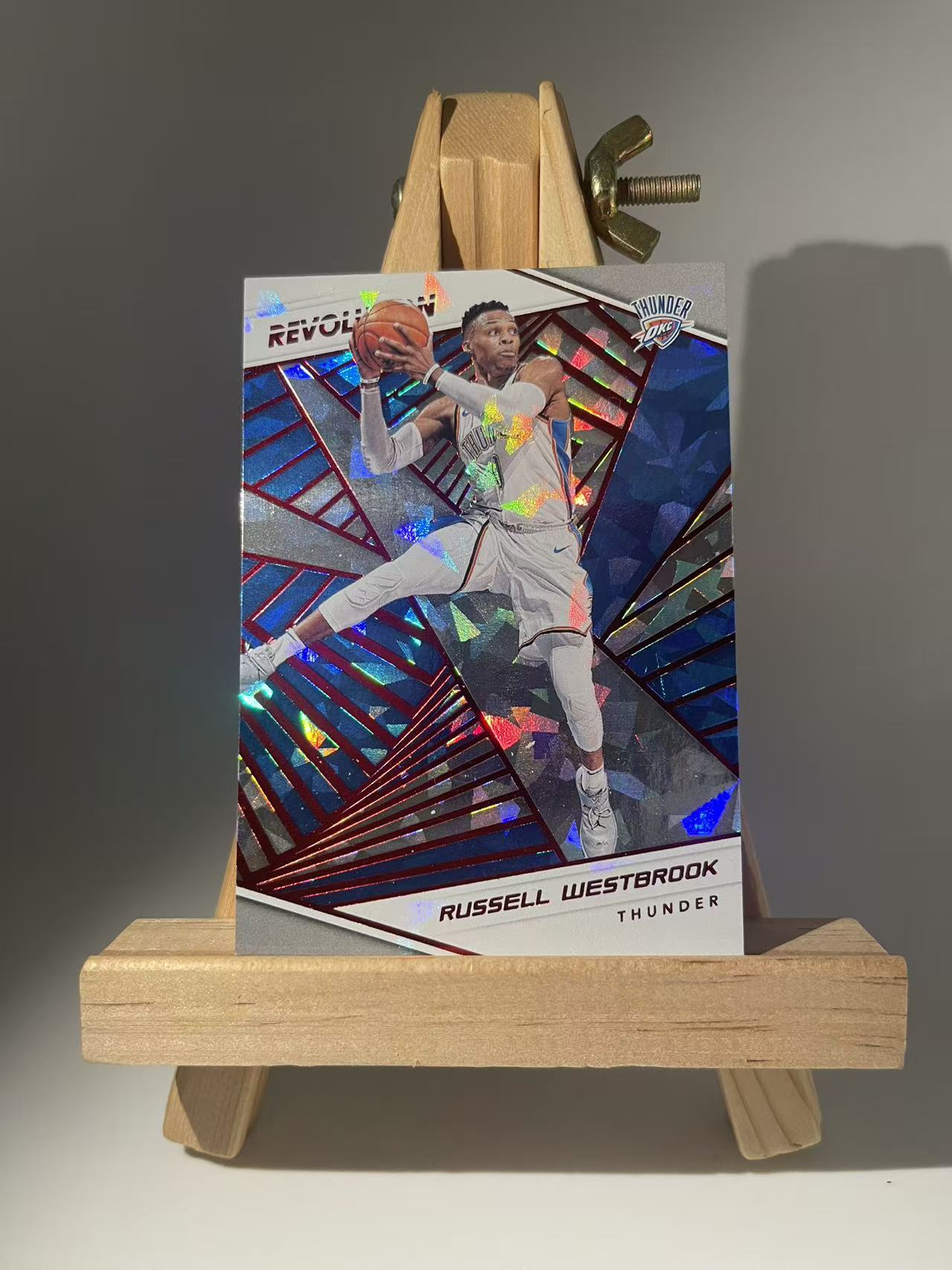 2018-19 Panini Revolution Russell Westbrook 雷霆 威斯布鲁克 威少 特卡 折射 碎冰 实卡超帅!