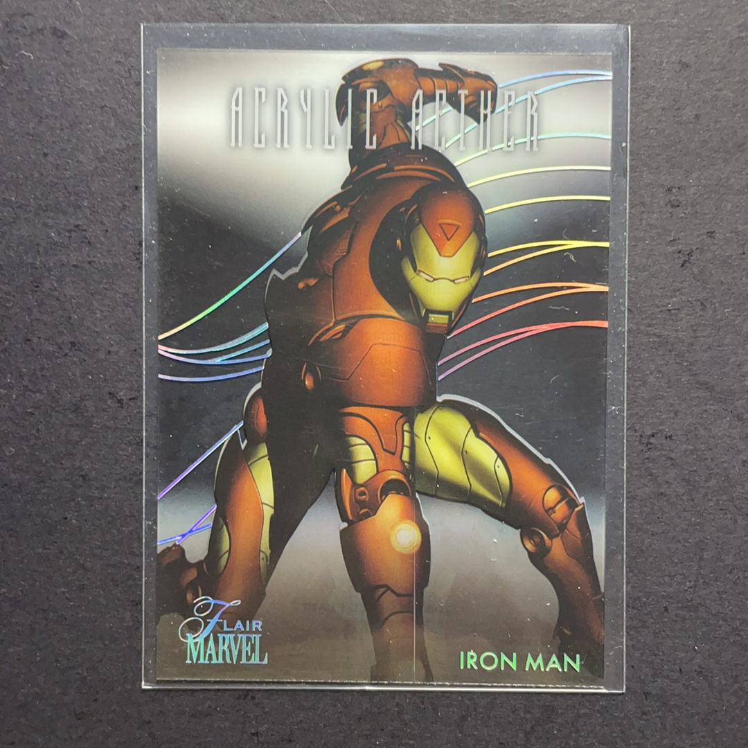 2024 Fleer Marvel (MCU) Flair天赋 钢铁侠 透明胶片特卡 盒配插放 序号AA14 2024 漫威漫画Fleer Flair Marvel天赋绝版系列
