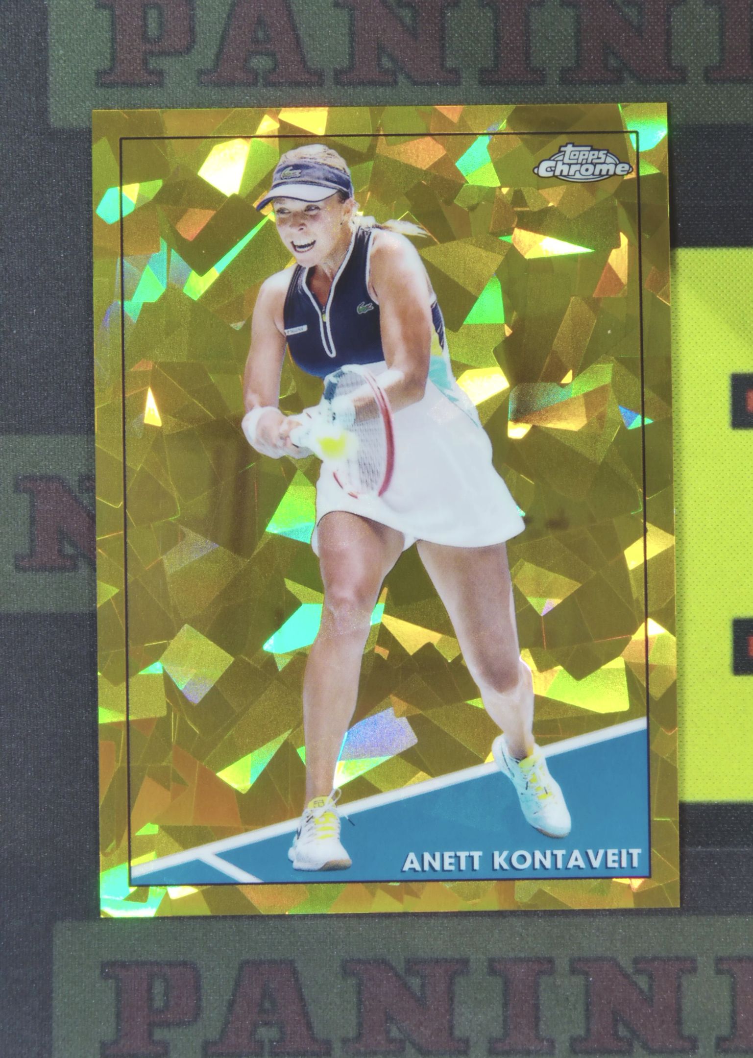 2021 Topps Chrome Anett Kontaveit Nirvana Project 阿奈特 康塔维特 女网 19/50 金碎冰 折射 蓝宝石 网球 TC 卡品如图 panpan¥