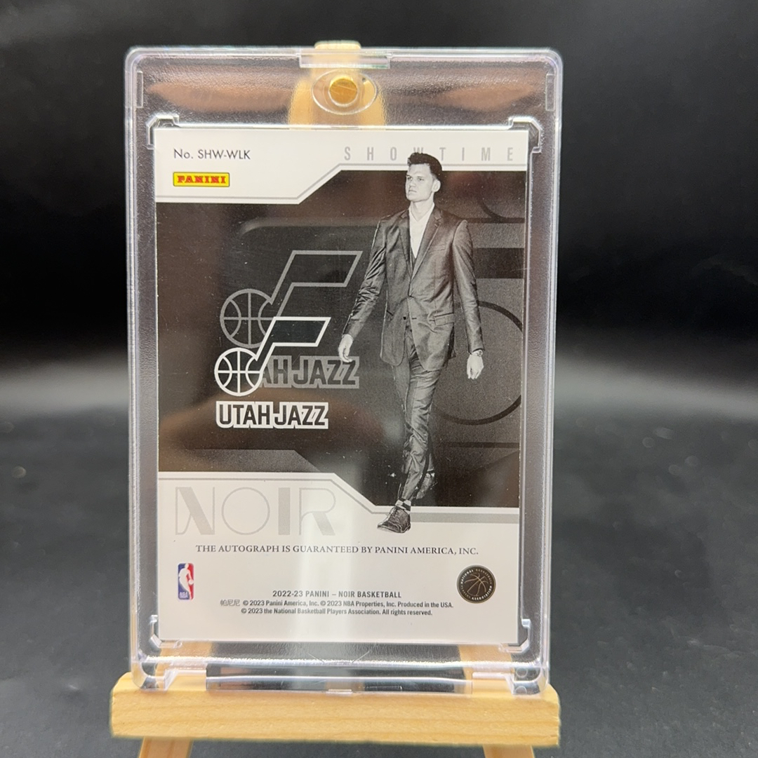 【Roseee代卖】2022-23 Panini Noir Walker Kessler RC 爵士 沃克凯斯勒 /99编 走秀签字 青