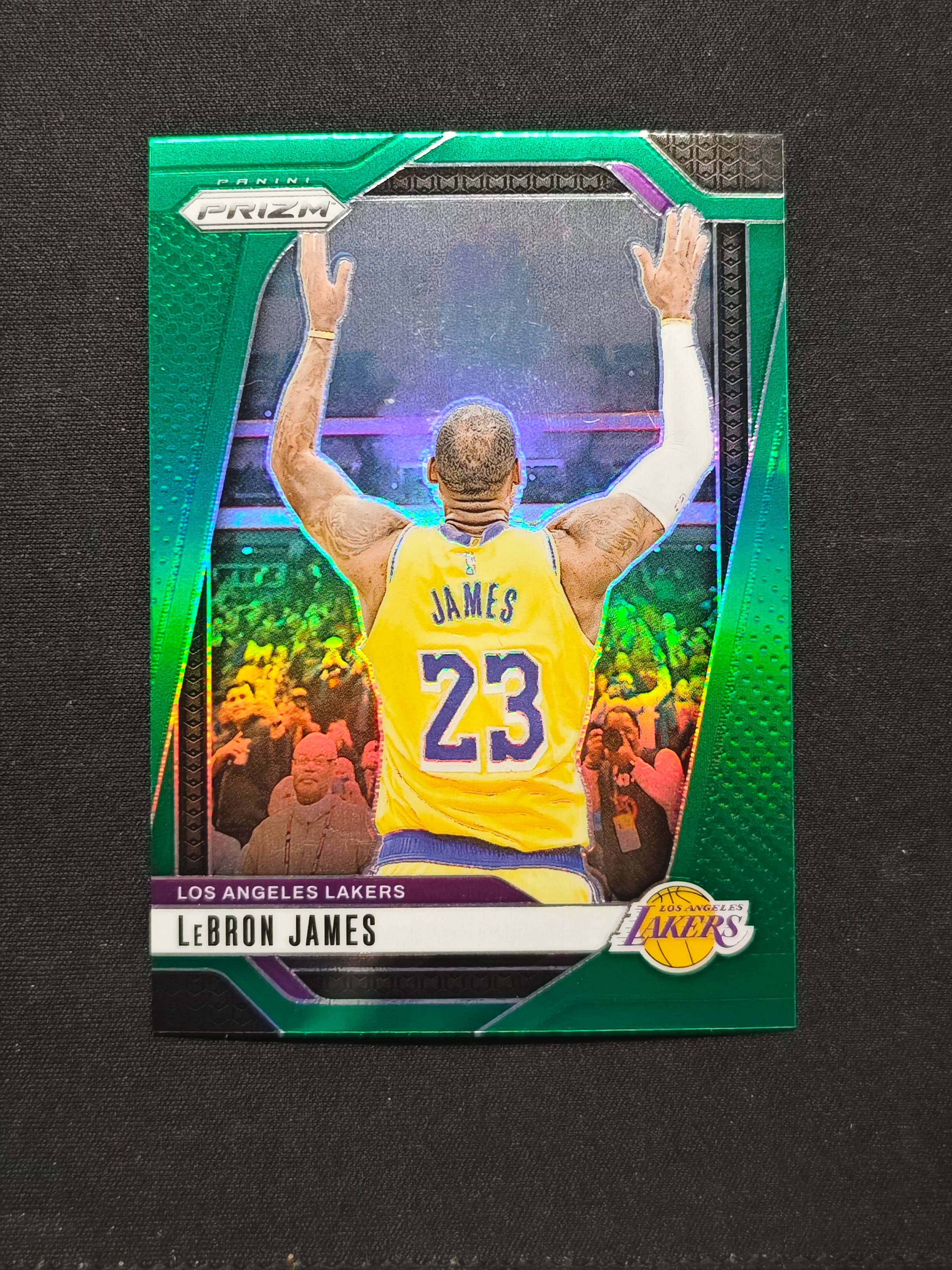 2024-25 Panini Prizm LeBron James 【芒果拍卖】PZ 湖人 勒布朗 詹姆斯 绿折 #1125耿鬼3