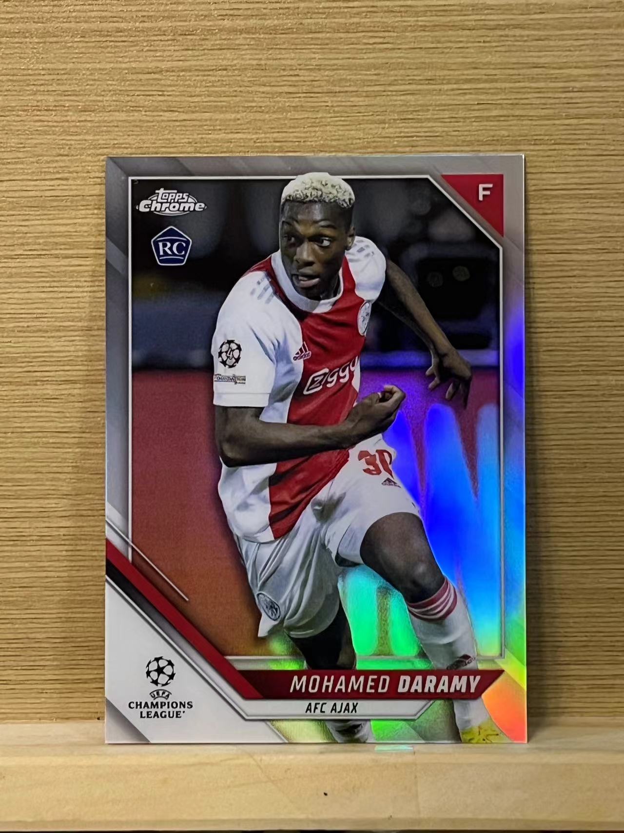 2022 Topps Chrome Mohamed Daramy RC 达拉米 新秀 阿贾克斯 银折 卡品如图 收藏凑套必备 A47