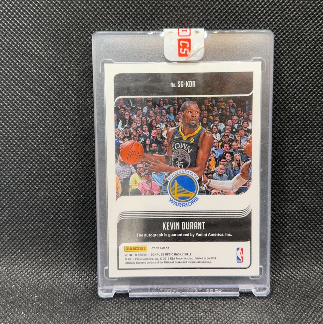【Roseee代卖】2018-19 Panini Donruss Kevin Durant 杜蕾斯OP 凯文杜兰特 死神 KD 签字 卡签 银折 瑞昭