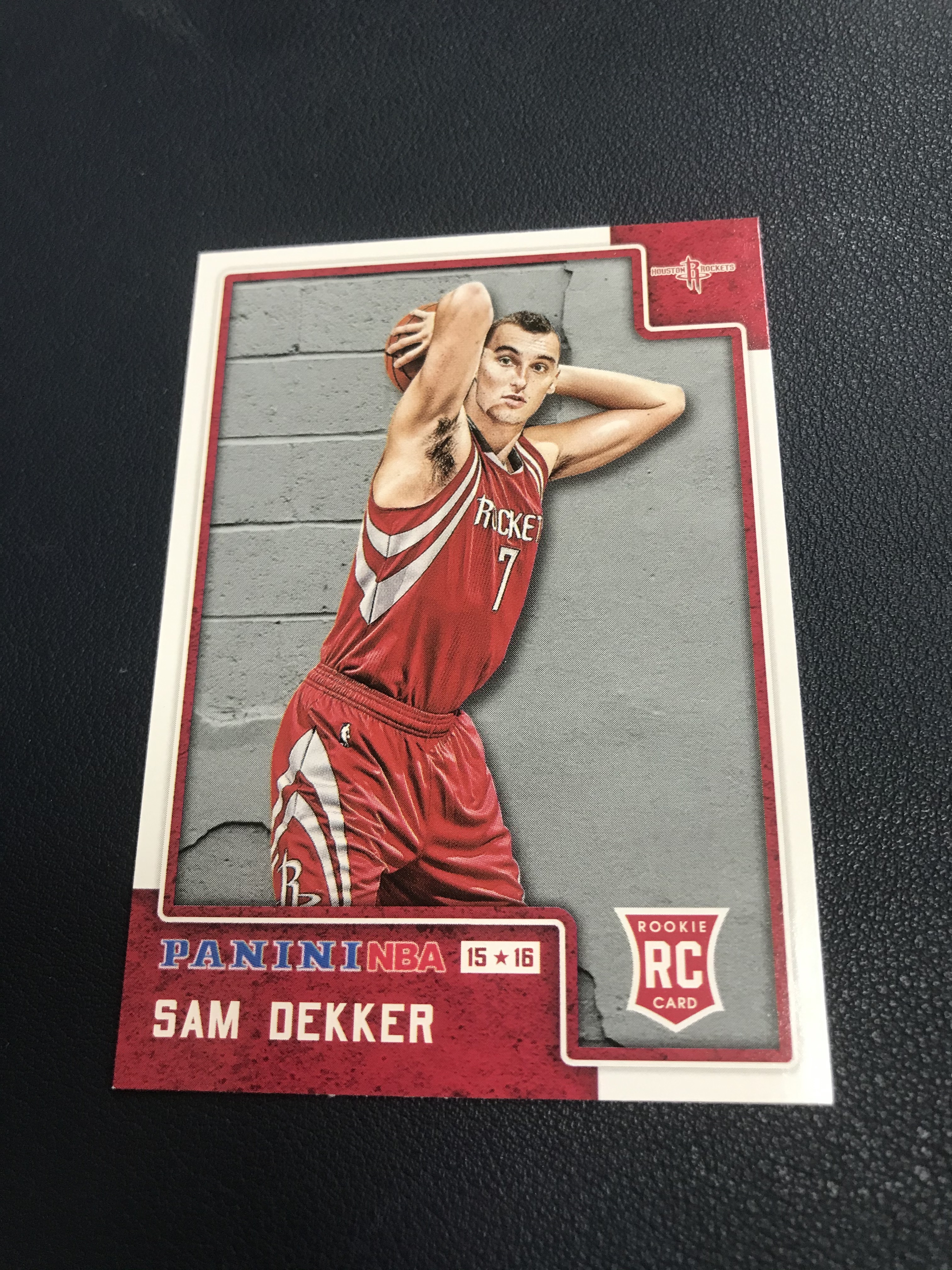 2015-16 Panini NBA Hoops Hot Prospects Sam Dekker RC 火箭名宿德克尔新秀卡