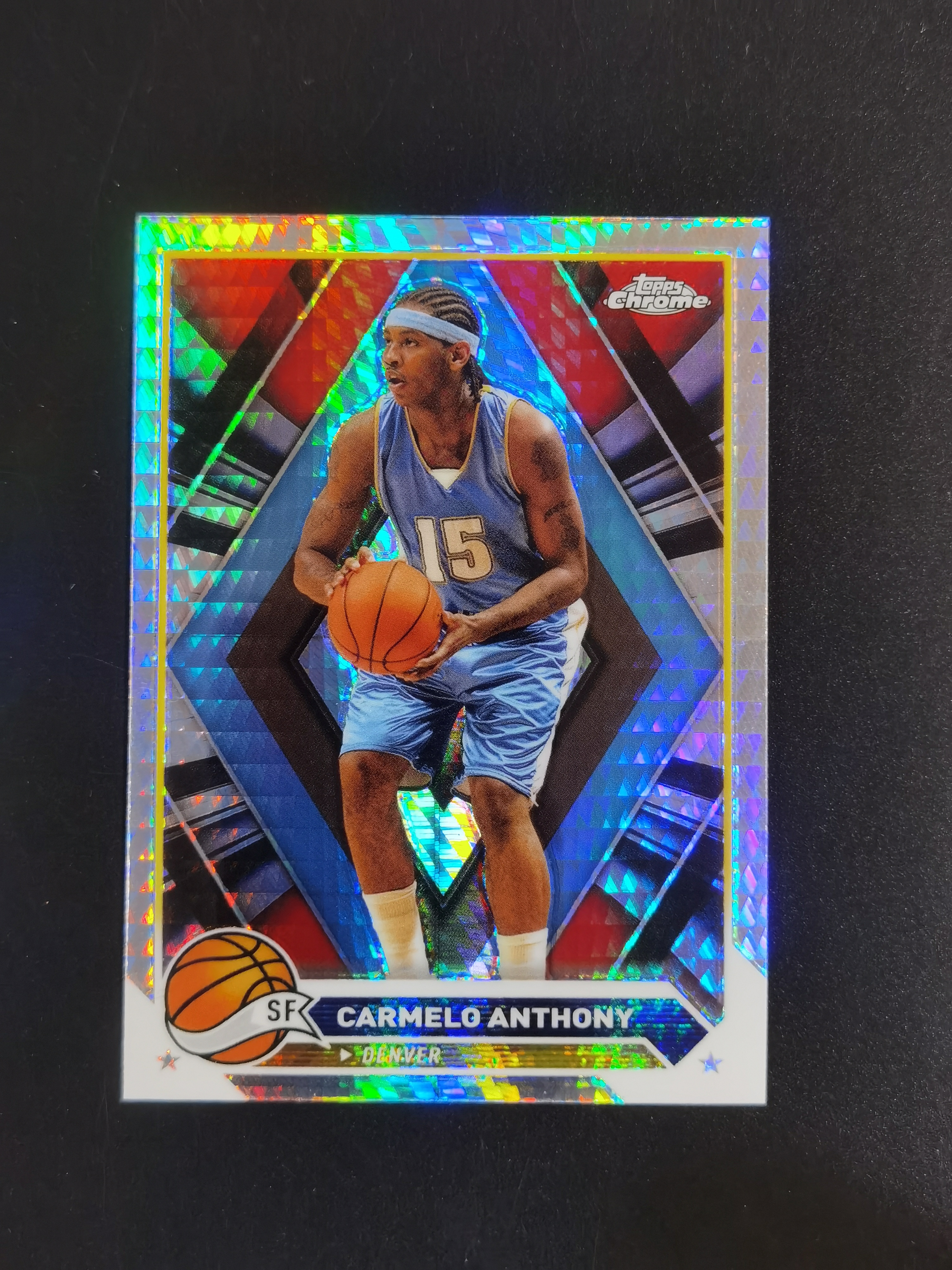 2024 Topps Chrome Carmelo Anthony 卡梅罗 安东尼 hyper折 折射 卡品如图 专收必备