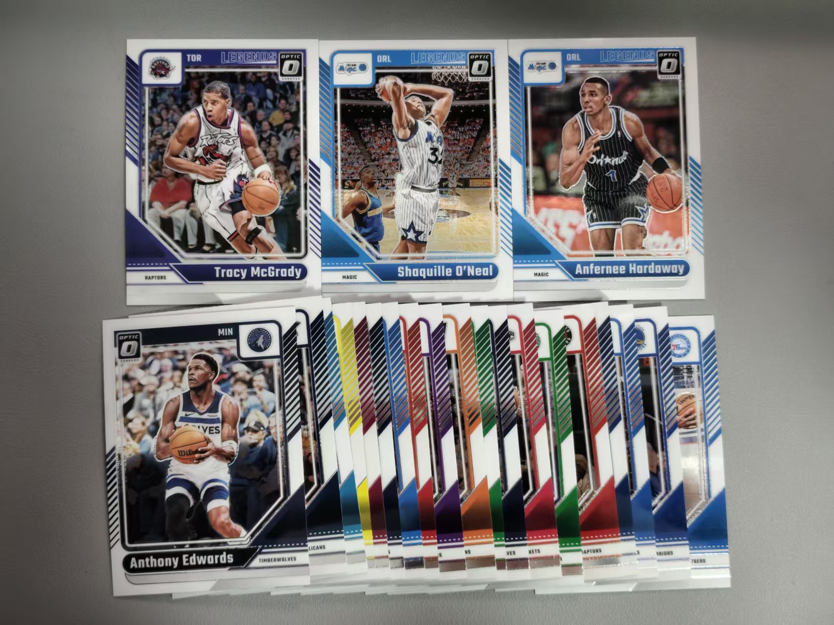 【阿泽代卖】2024-25 Panini Optic Op 麦迪 奥尼尔 安芬尼哈达威 爱德华兹 赫伯特琼斯 等 22张好人lot 选图巨帅 卡品如图 介意勿拍-tall