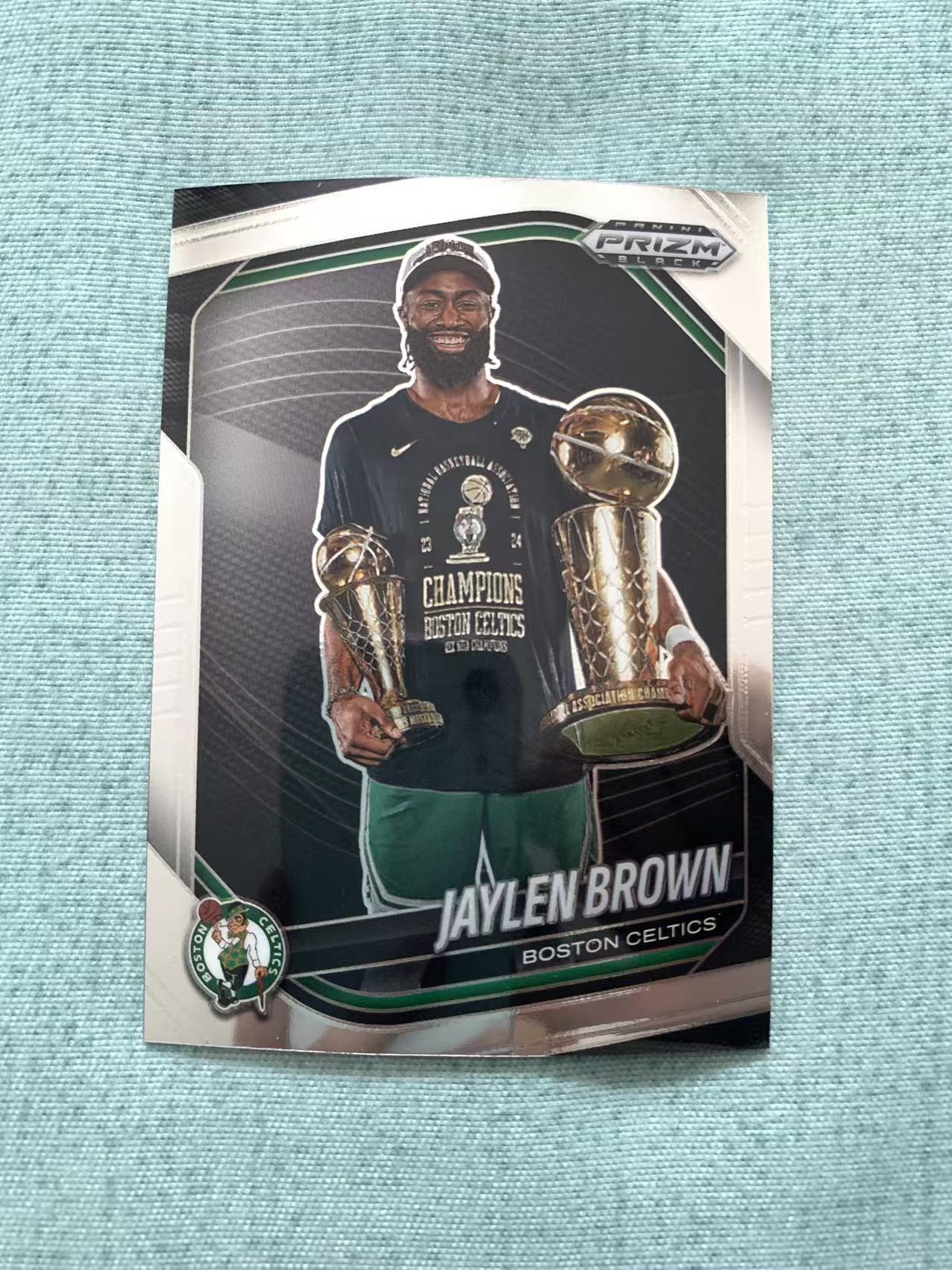 2024-25 Panini Prizm Jaylen Brown PZ 凯尔特人 杰伦 布朗 base 特卡 捧杯 青青