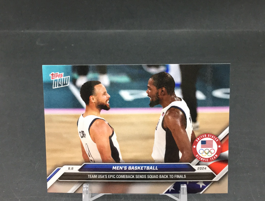 【DC拍卖】11.21 TOPPS NOW 奥运会 联盟两大门面巨星 斯蒂芬 库里&凯文 杜兰特