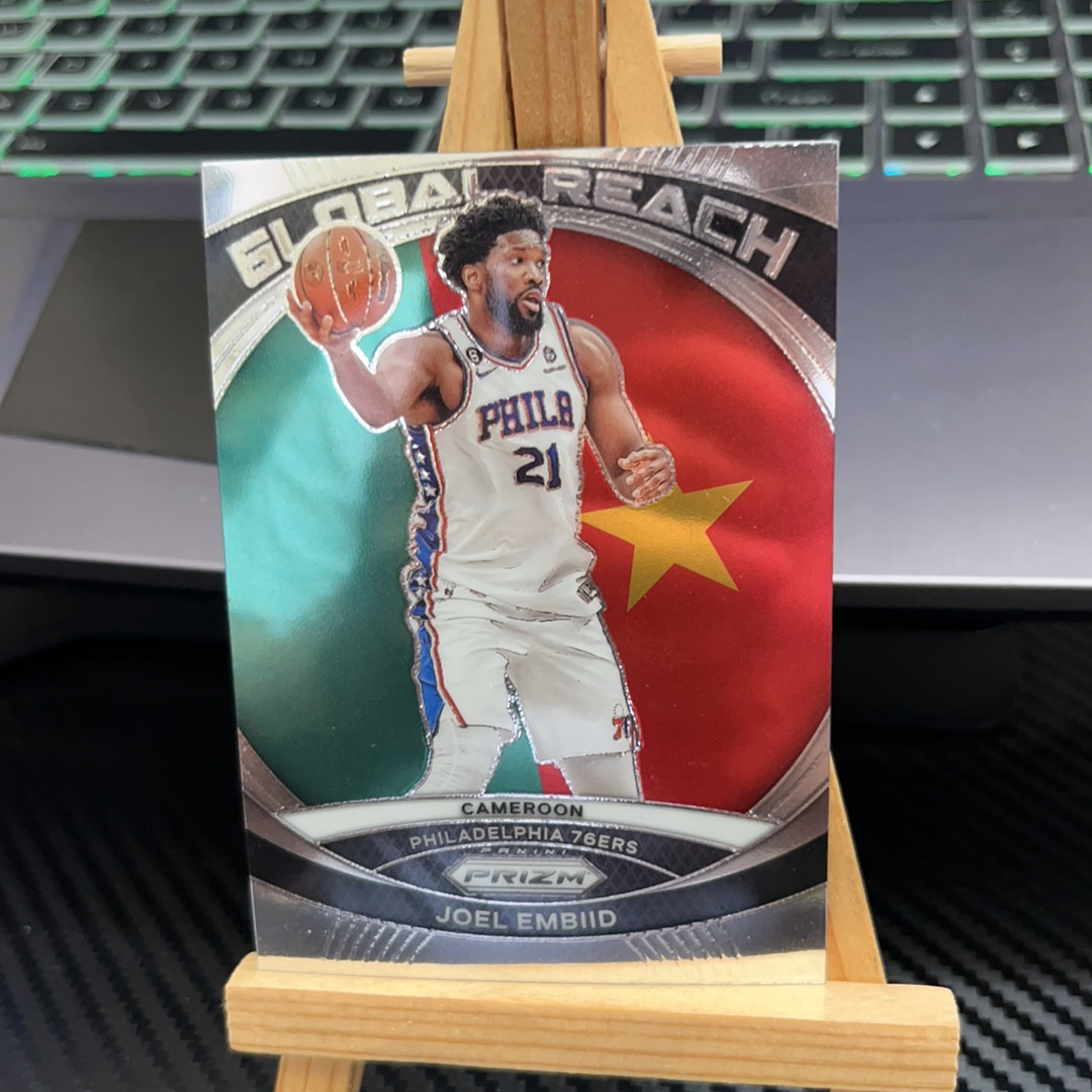 2023-24 Panini Prizm Joel Embiid 乔尔 恩比德 76人 prizm系列 特卡 pz 卡品如图 凑图必备 值得收藏!免费代卖!