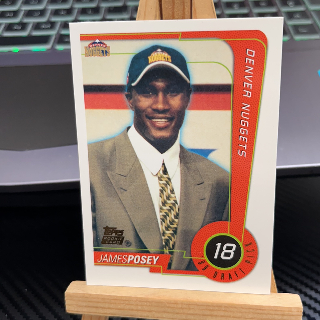 1999 Topps draft pick James Posey 詹姆斯 波西 掘金 特卡 topps卡品如图 凑图必备 值得收藏!免费代卖!
