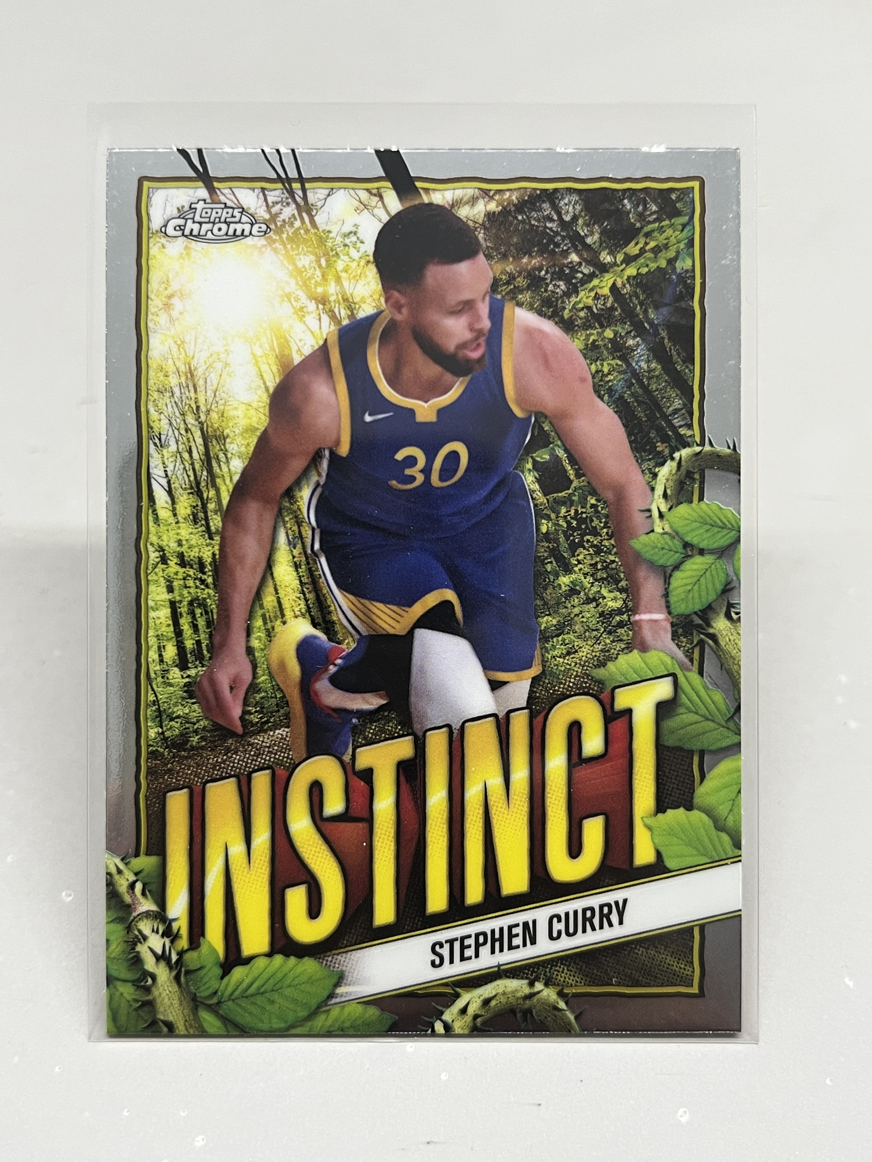 2025 Topps Chrome Stephen Curry【挂机拍卖】斯蒂芬·库里 勇士 Instinct 特卡 #9 收藏 投资 卡品如图