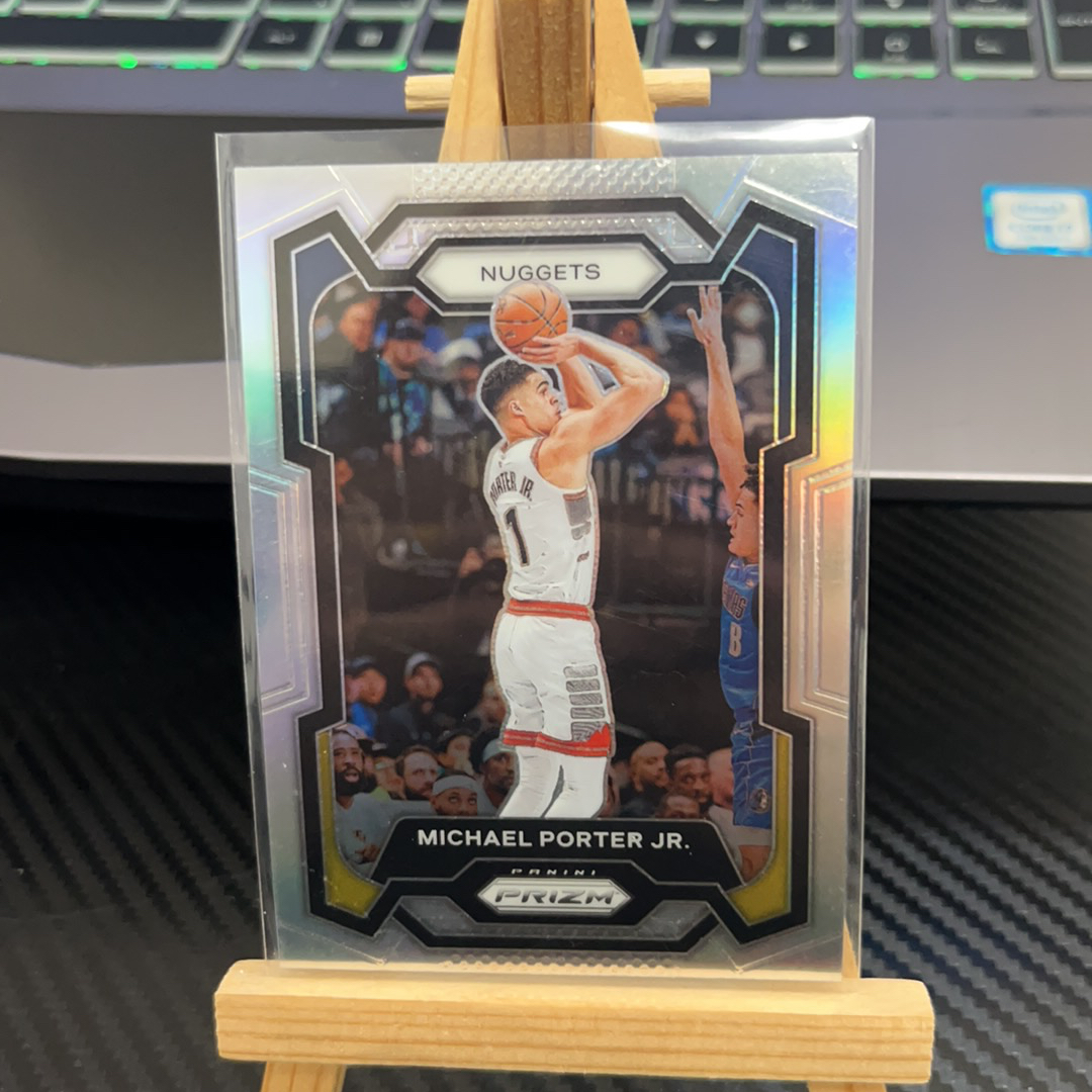 2023-24 Panini Prizm Michael Porter Jr. 迈克尔 波特 掘金 银折 折射 prizm系列 pz 卡品如图 凑图必备 值得收藏!免费代卖!