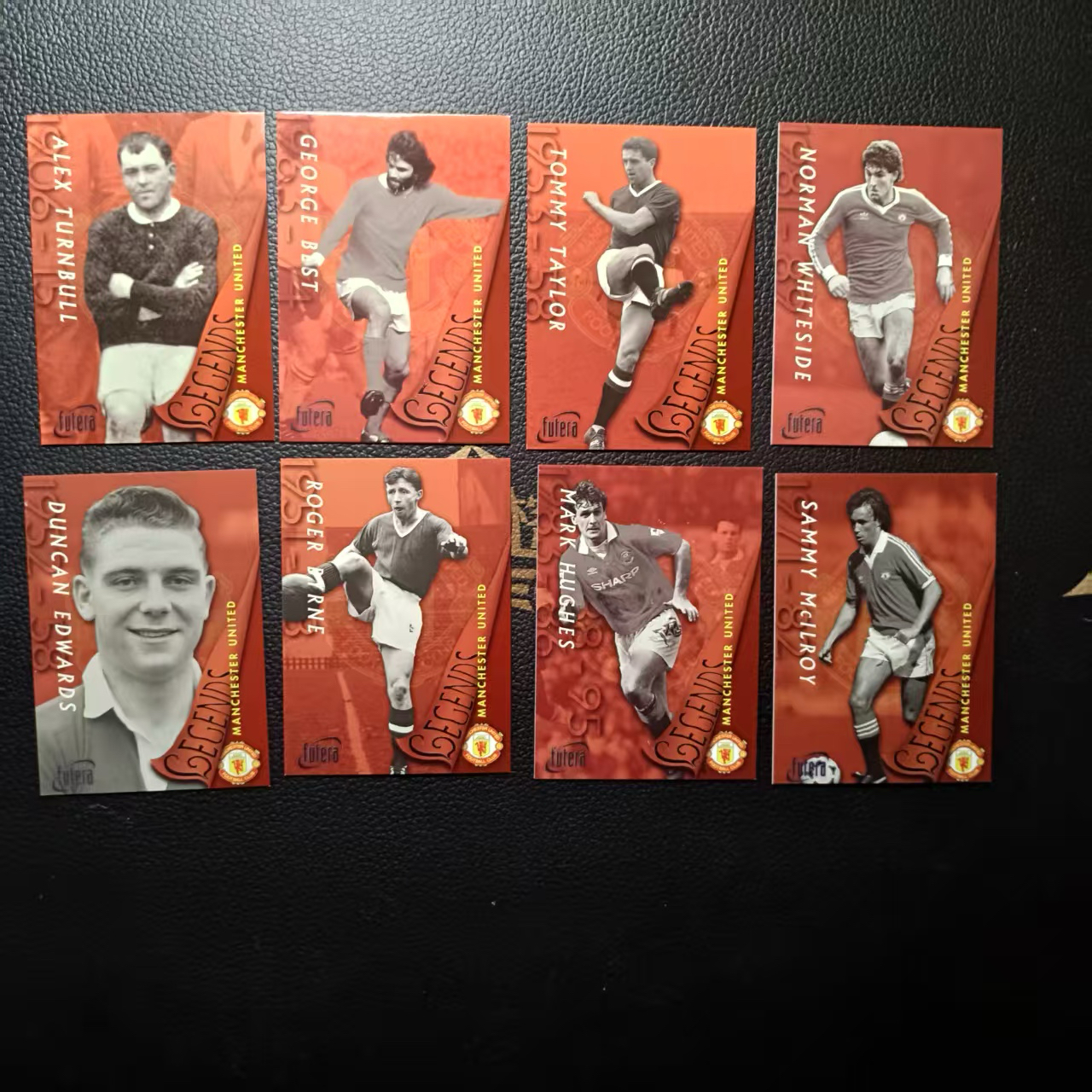 1997 Futera Futera Unique Bobby Charlton 福特拉 罗伊 丹尼斯 乔治 等人 曼联队套 老卡 收藏必备 卡品如图 微瑕 打包出 方司