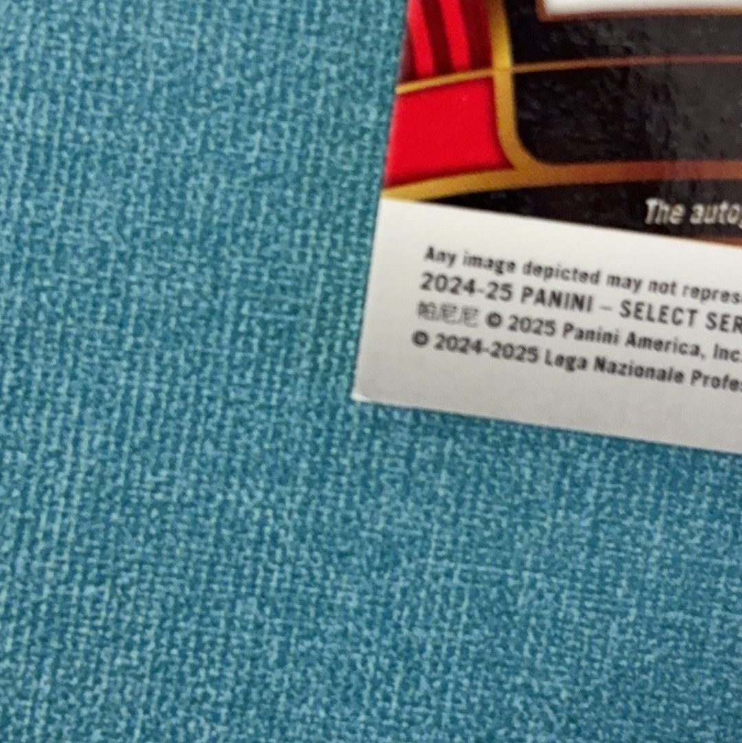 2024-25 Panini Select 意甲 Paolo Maldini 保罗 马尔蒂尼 签字 银折 意大利 AC米兰 卡品如图 HGH