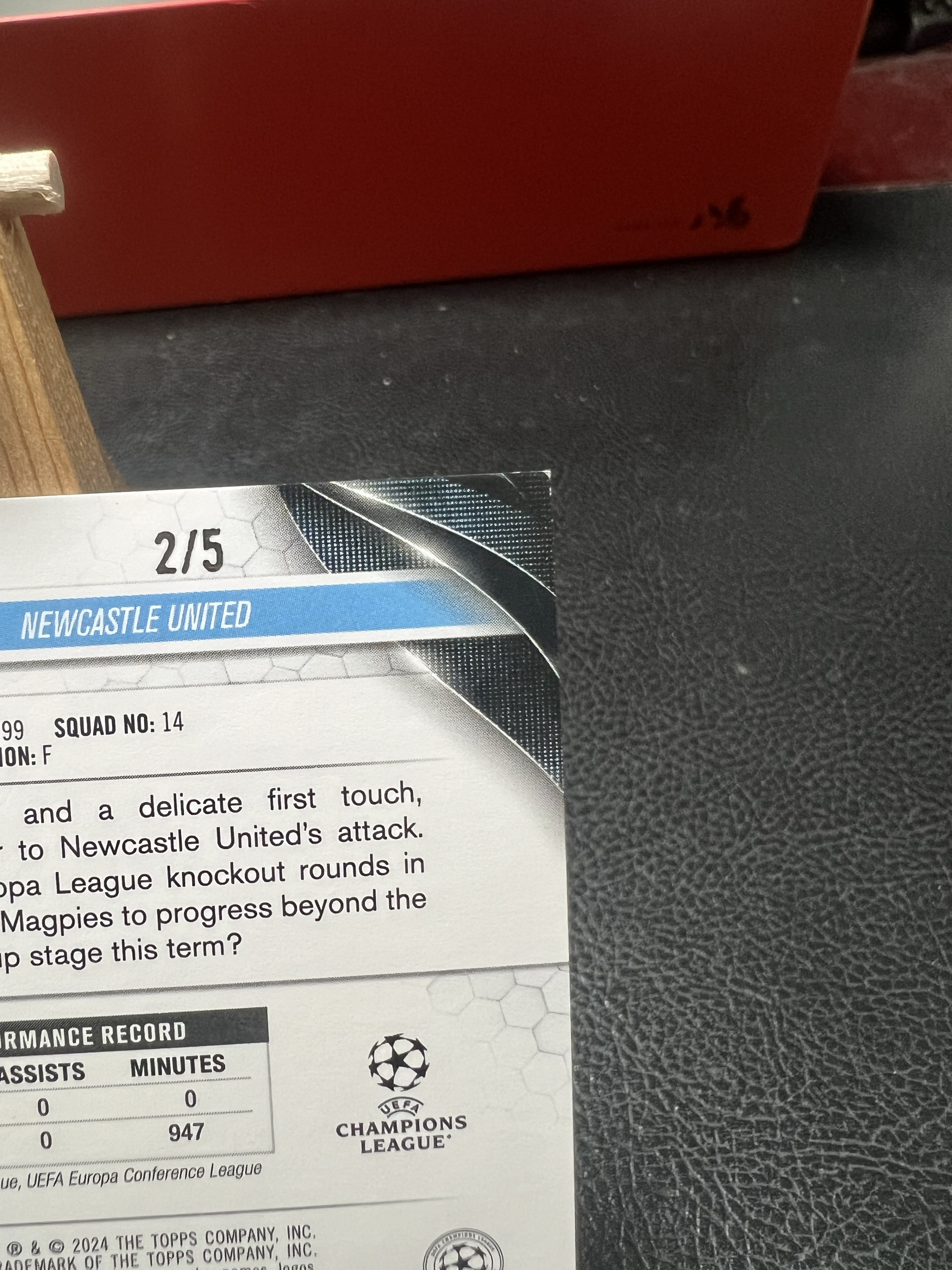 【SY代卖sy0479-可累积-瑕疵看图】2024 Topps Alexander Isak 伊萨克 5编