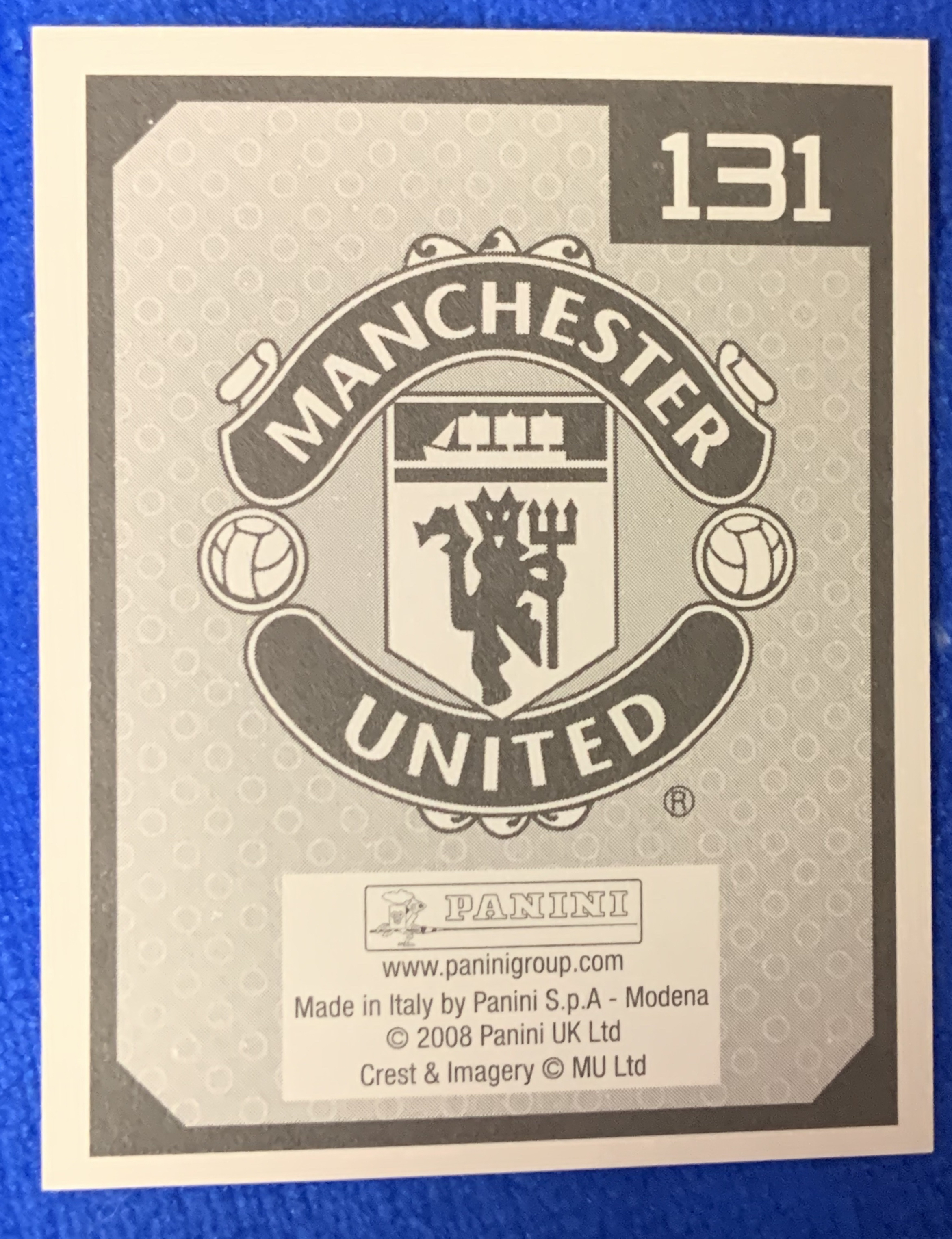 2008 Panini Manchester United Paul Scholes 帕尼尼曼联贴纸 斯科尔斯 92班 三冠王 英格兰国脚England 经典老货 近乎绝版 不保卡品 ebay有价