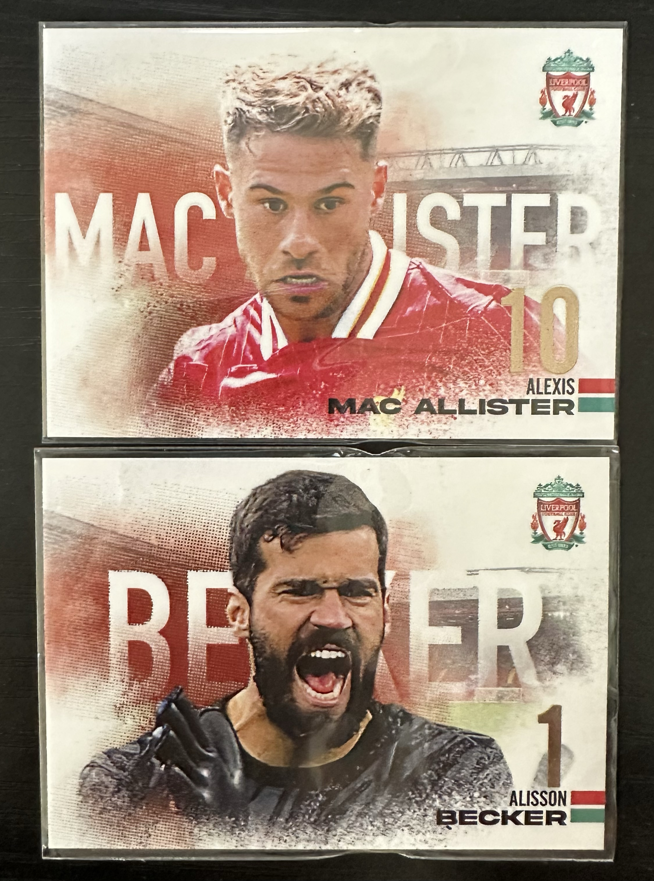 Futera 福特拉 利物浦 阿利松 麦卡利斯特 lot 特卡 战神无双拍卡 (雪落艽野)