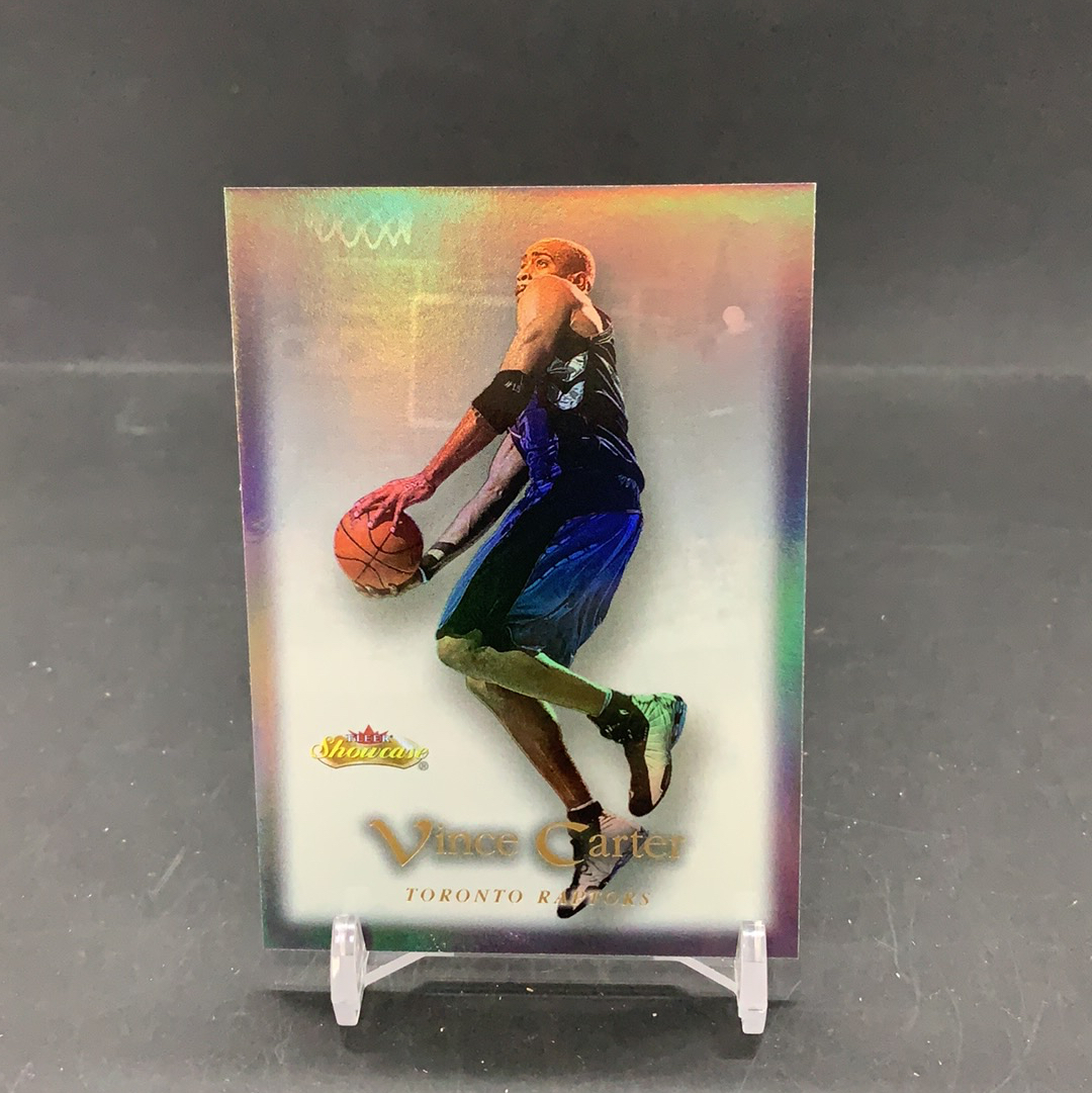 【DC拍卖】11.20. 001 FLEER SHOWCASE 高端系列 实卡美如画 四大分卫之一 名人堂巨星 NBA历史最强扣将 半人半神 文斯 卡特