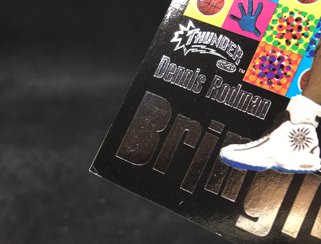 【DC拍卖】11.17 SKYBOX THUNDER 惊雷系列 大比例折叠特卡 经典老特 实卡美如画 名人堂名宿 公牛王朝内线核心 防守大闸 大虫 丹尼斯 罗德曼(微瑕)