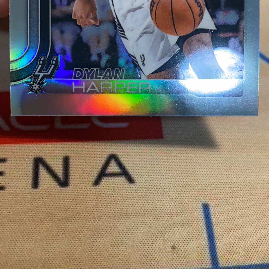 2025-26 Topps Chrome Dylan Harper RC Topps chrome Tc 迪伦 哈珀 新秀 正银折 折射 #1 潜力新秀 卡品如图 凑套必备