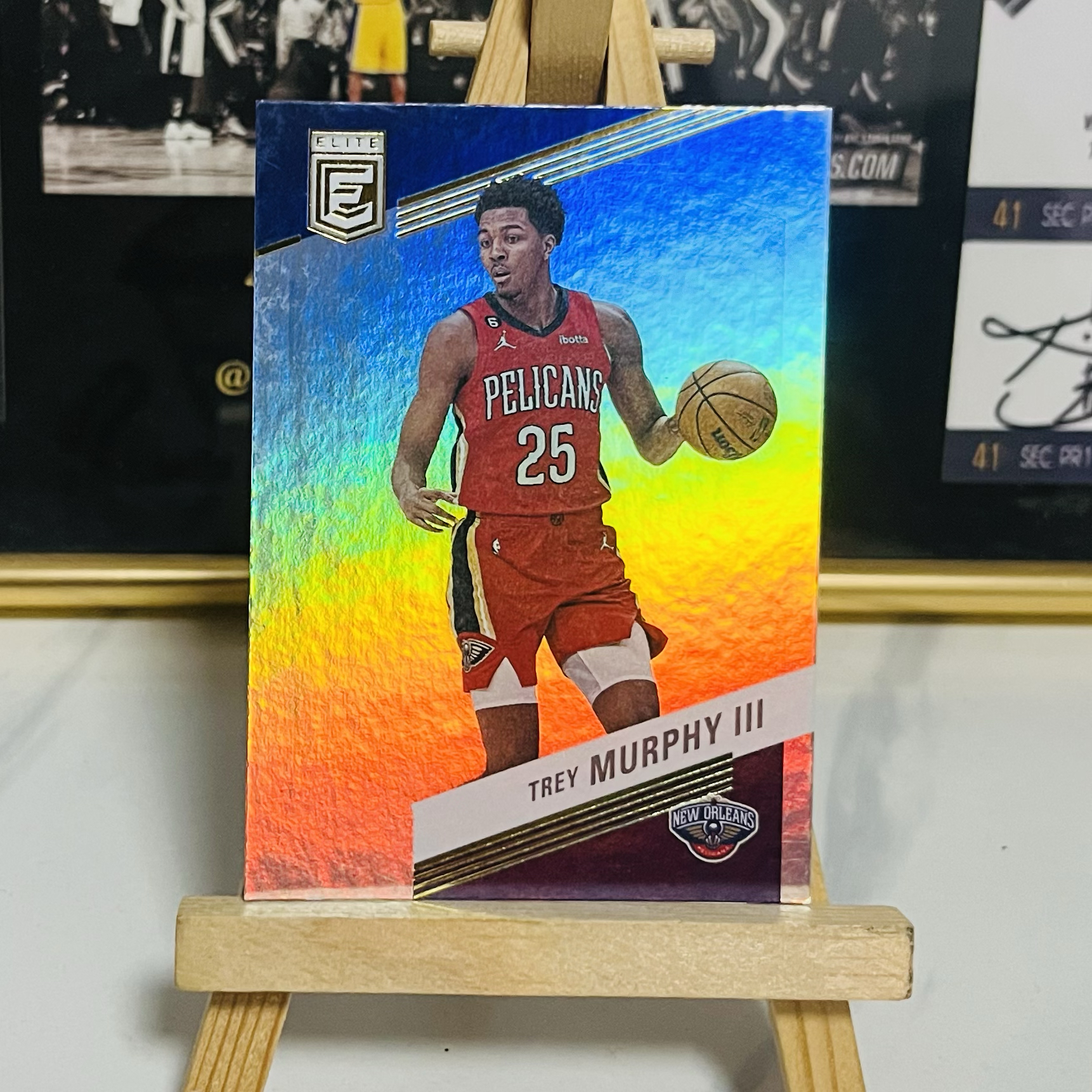 2022-23 Panini Elite Trey Murphy III 【0手续费代卖】特雷 墨菲三世 鹈鹕 银折 折射 热门球星 专收必备 凑套收藏 可累计#篮球卡