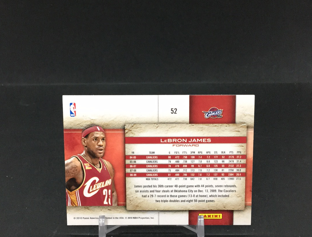 【DC拍卖】11.19 PANINI STUDIO 元年系列 03白金一代领军人物 现今联盟第一人 LBJ 皇帝 勒布朗 詹姆斯