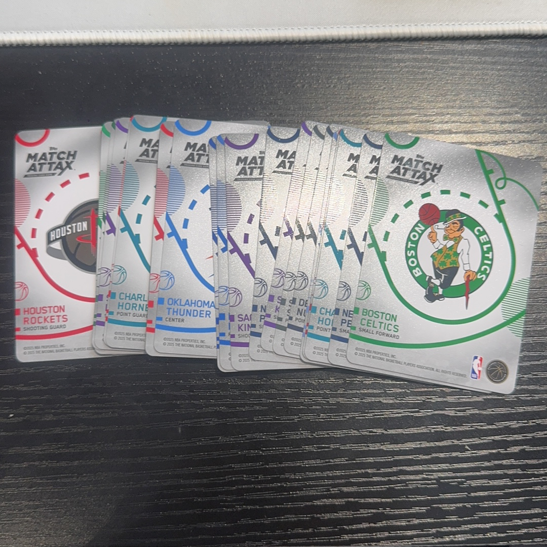2025 Topps Match Attax Amen Thompson 【猴猴旺卡】25赛季 游戏版 阿门汤普森 三球 星众相连特卡 打包共24张 接代拍 【姜哥】