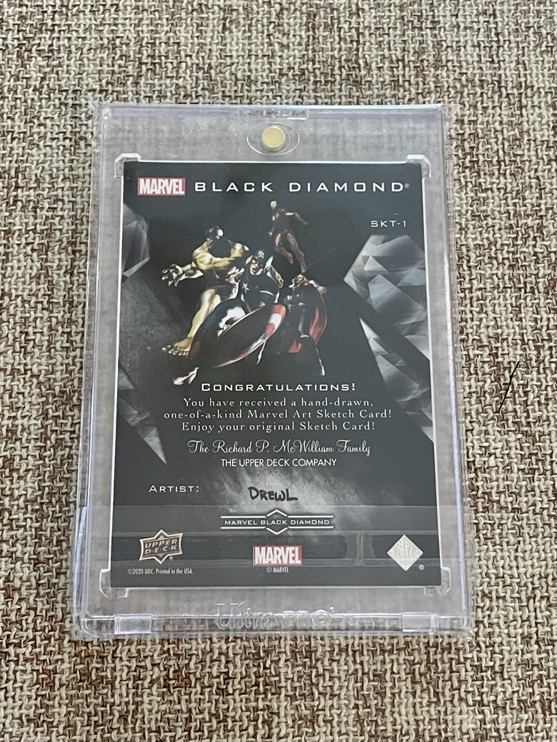 2020 Marvel (MCU) Upper Deck 幽灵蜘蛛侠格温黑钻BLACK DIAMOND UD 漫