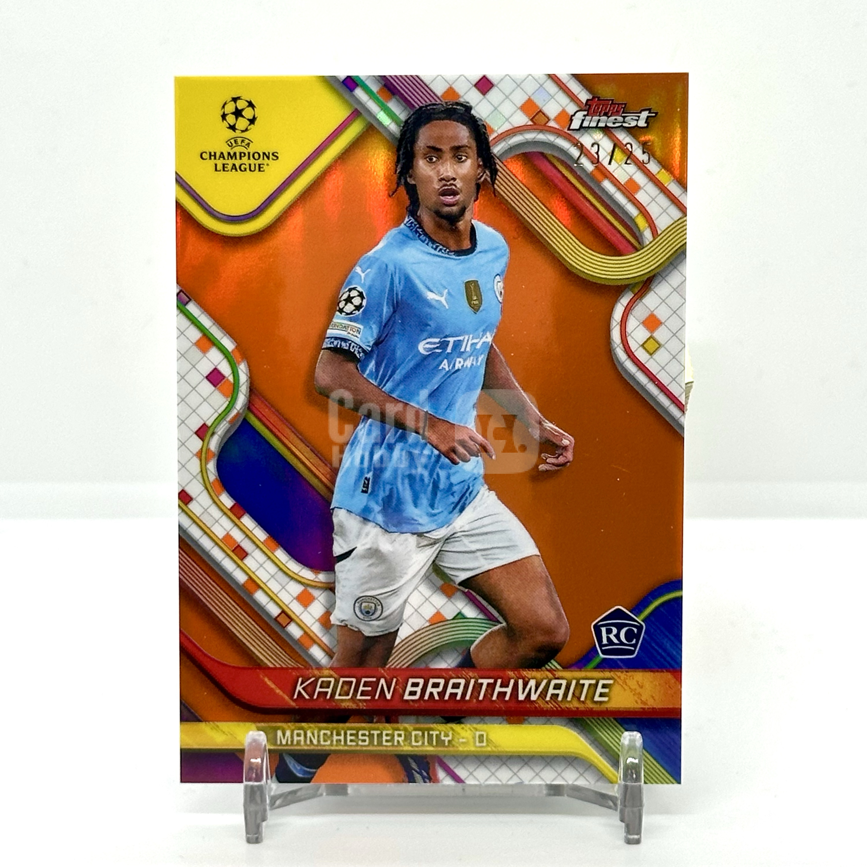 2425 Finest Manchester City Kaden Braithwaite RC Base Orange 23/25编 橙折 布雷斯维特 新秀 曼城 欧冠【芥末-阿玮】