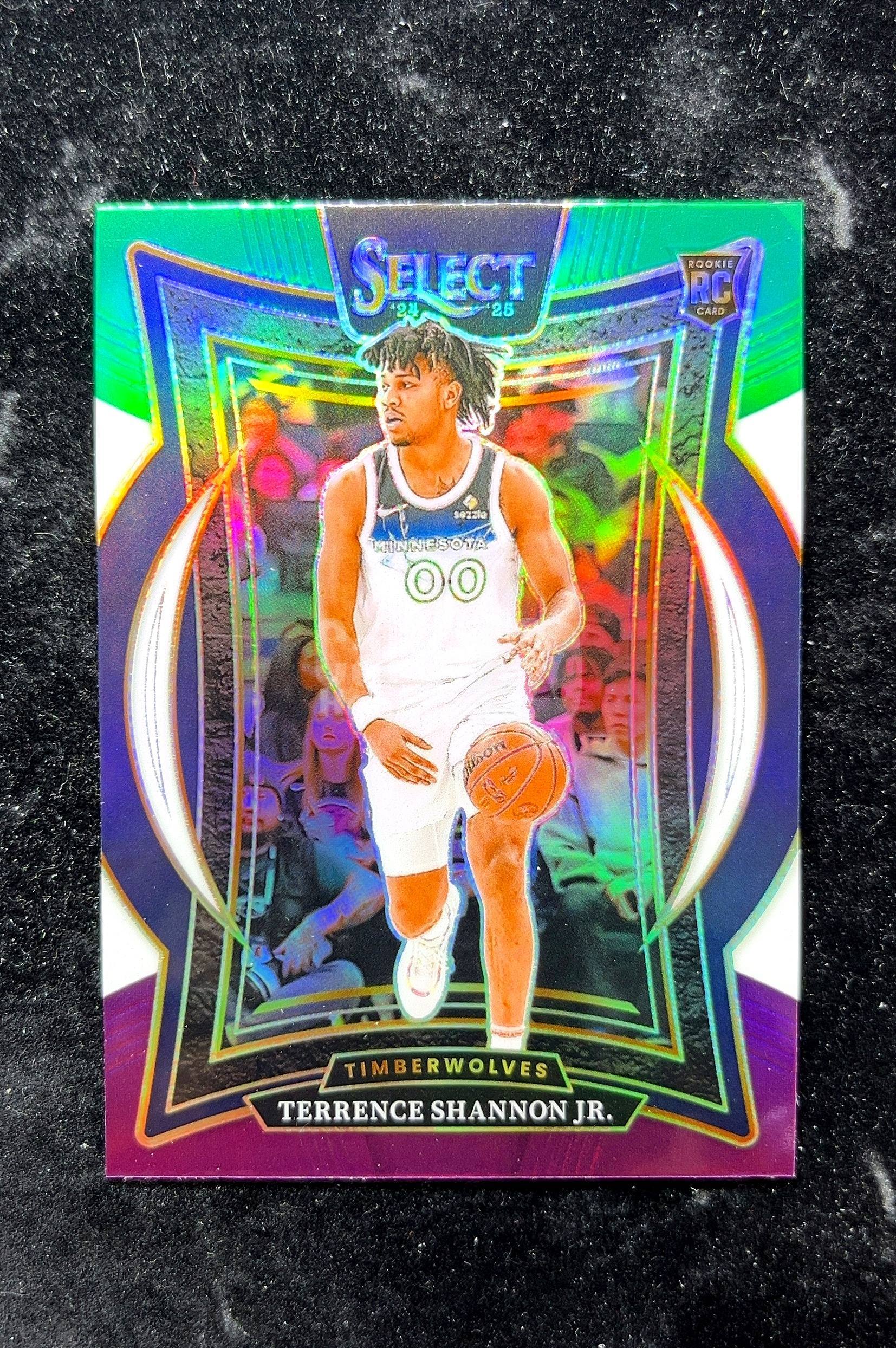 【小白1%代卖】2024 Panini Select RC 新秀 Terrence Shannon Jr. 特伦斯·香农 绿折 折射 新秀 RC 卡品如图 高价值 #78 0702