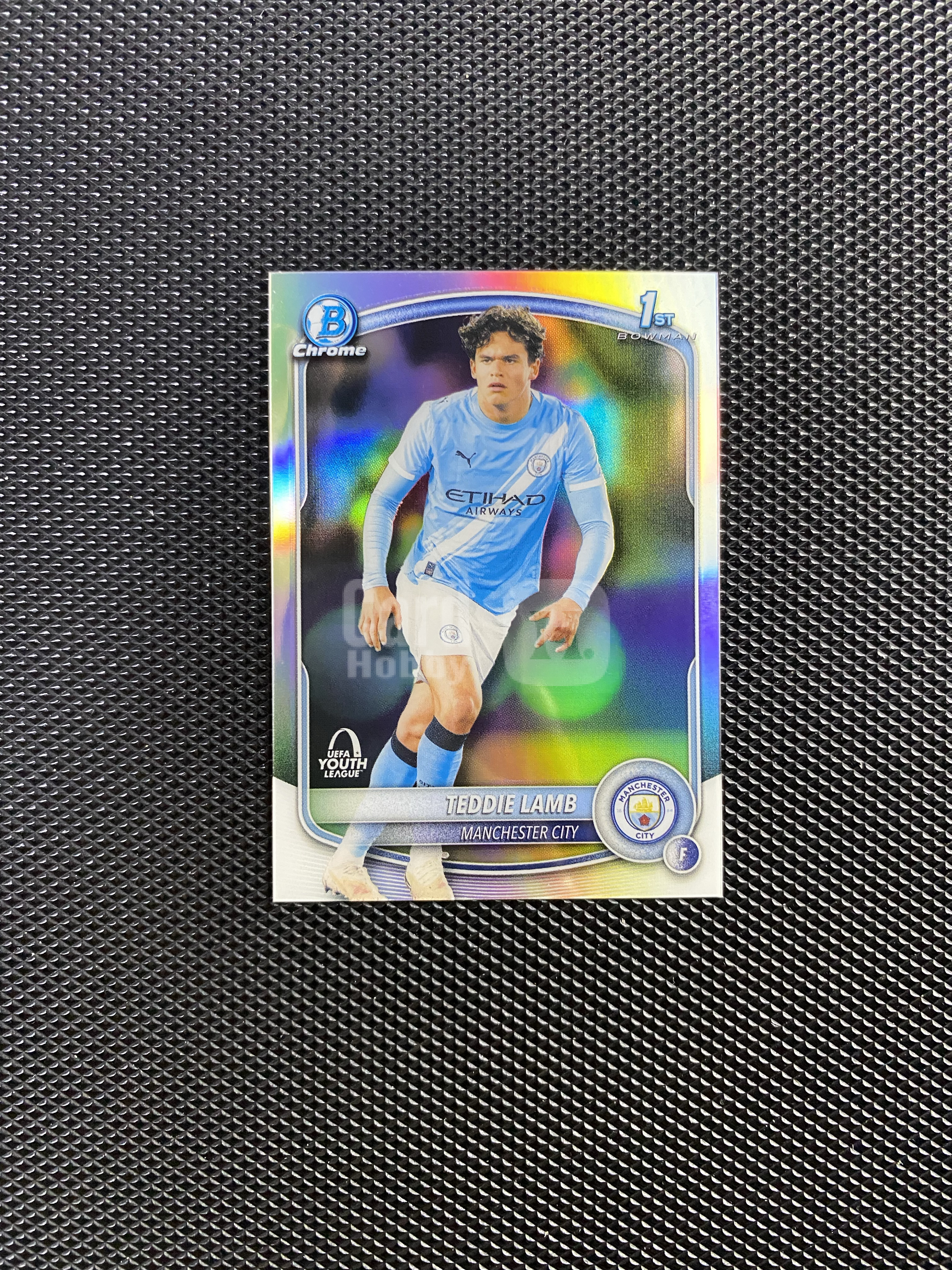 【深情拍卖】2026 Topps Chrome 欧冠TC Teddie Lamb 曼城 特迪 兰姆 1st 欧青赛特卡 银折 卡品如图 #js633#