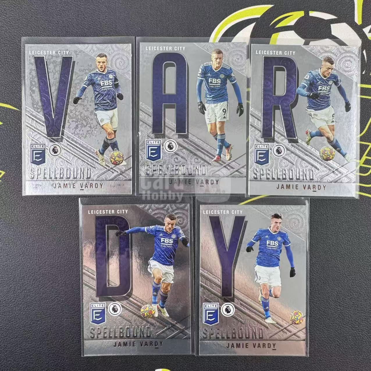 2021-22 Panini Donruss Jamie Vardy 杜蕾斯 精英 瓦尔迪 Spellbound 特卡 全套 莱斯特城(OSORA)