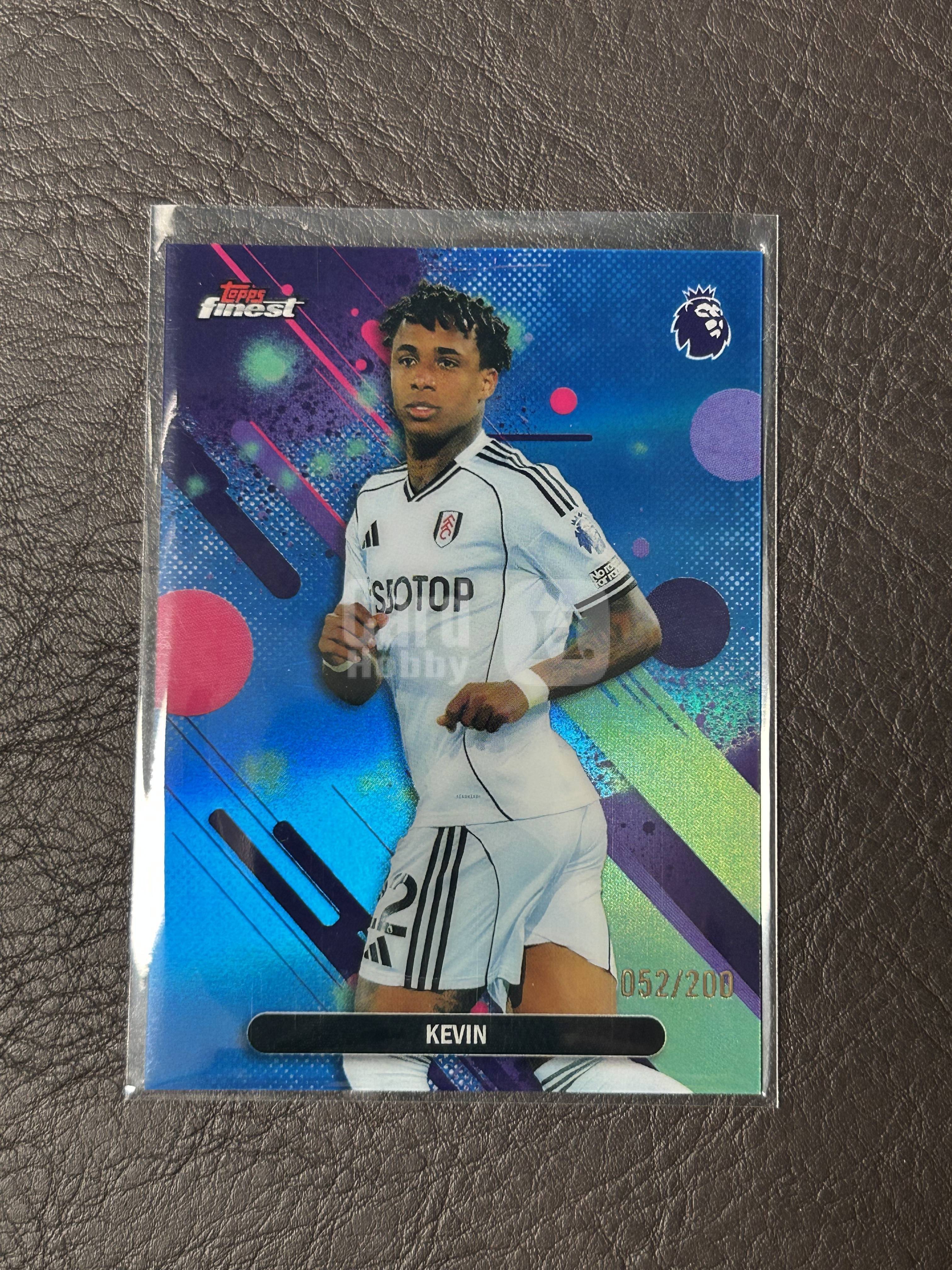 2026 Topps Finest Regis #45 英超 凯文 富勒姆 200编 蓝折