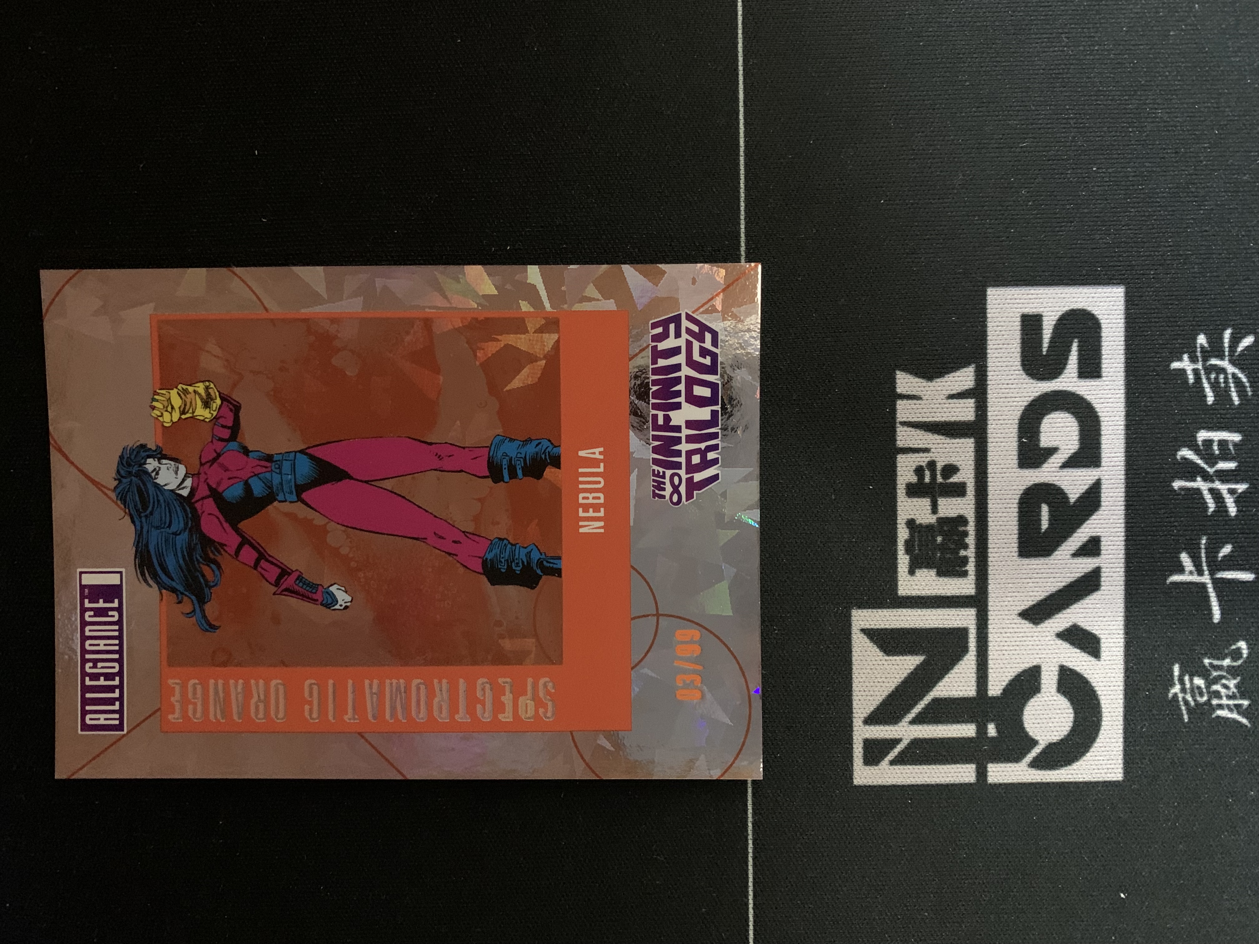 2023 Upper Deck Marvel The Infinity Trilogy 漫威无限战争 Nebula 星云 /99编 卡品如图【阿猫】