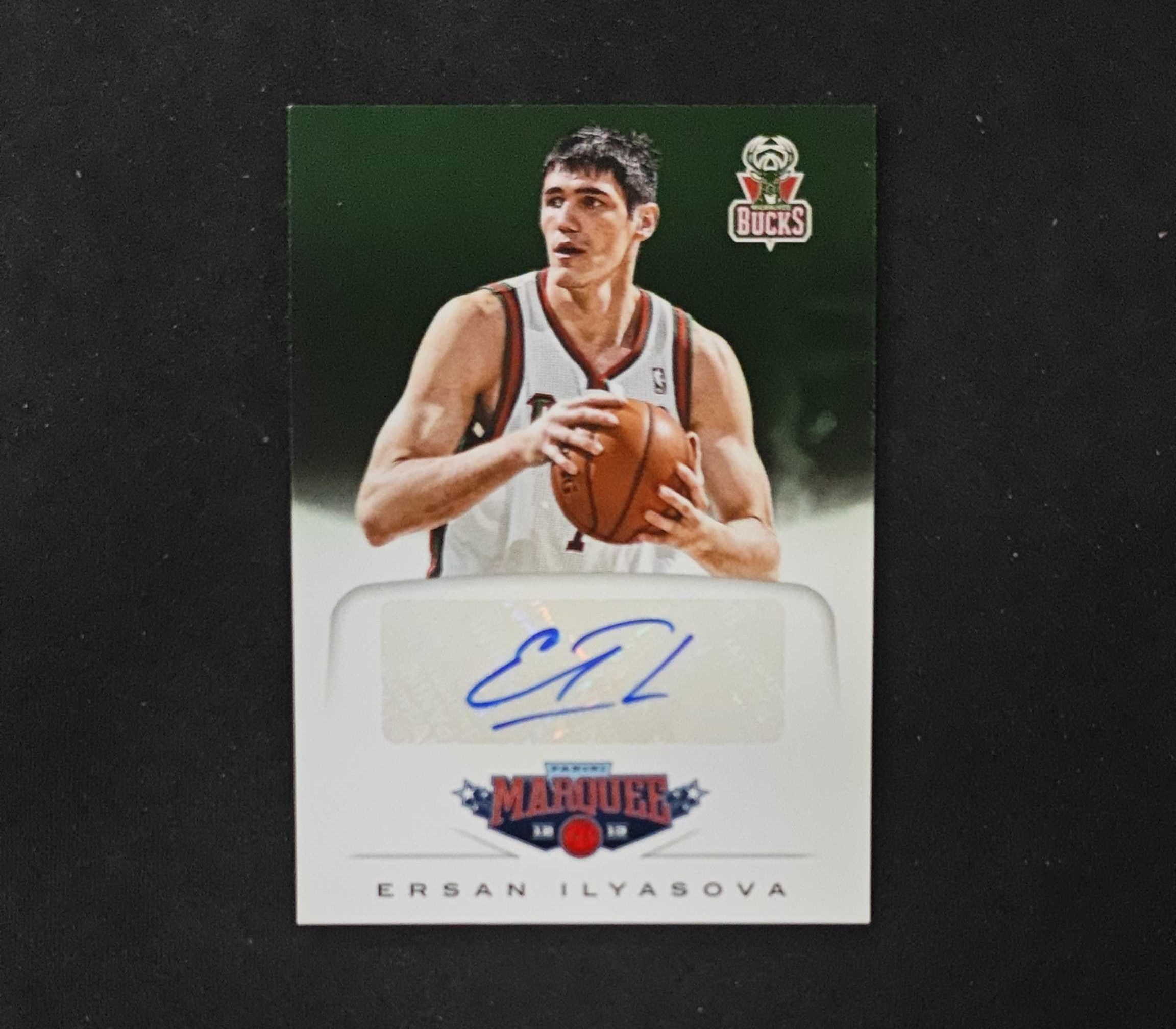 2012-13 Panini Marquee Ersan Ilyasova 【SC拍卖】马奎 雄鹿 伊利亚索瓦 签字 收藏必备(易老板)