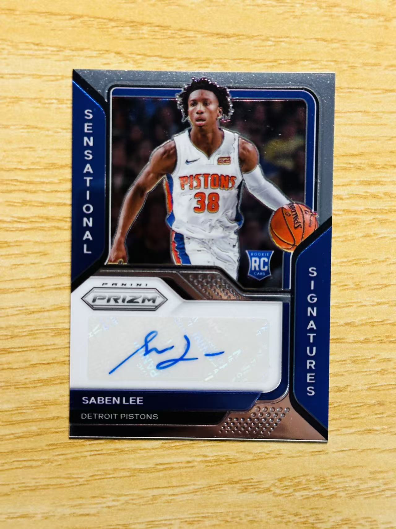 2020-21 Panini Prizm Saben Lee 嘿嘿代卖 萨本 李 新秀 RC 签字 活塞 收藏必备