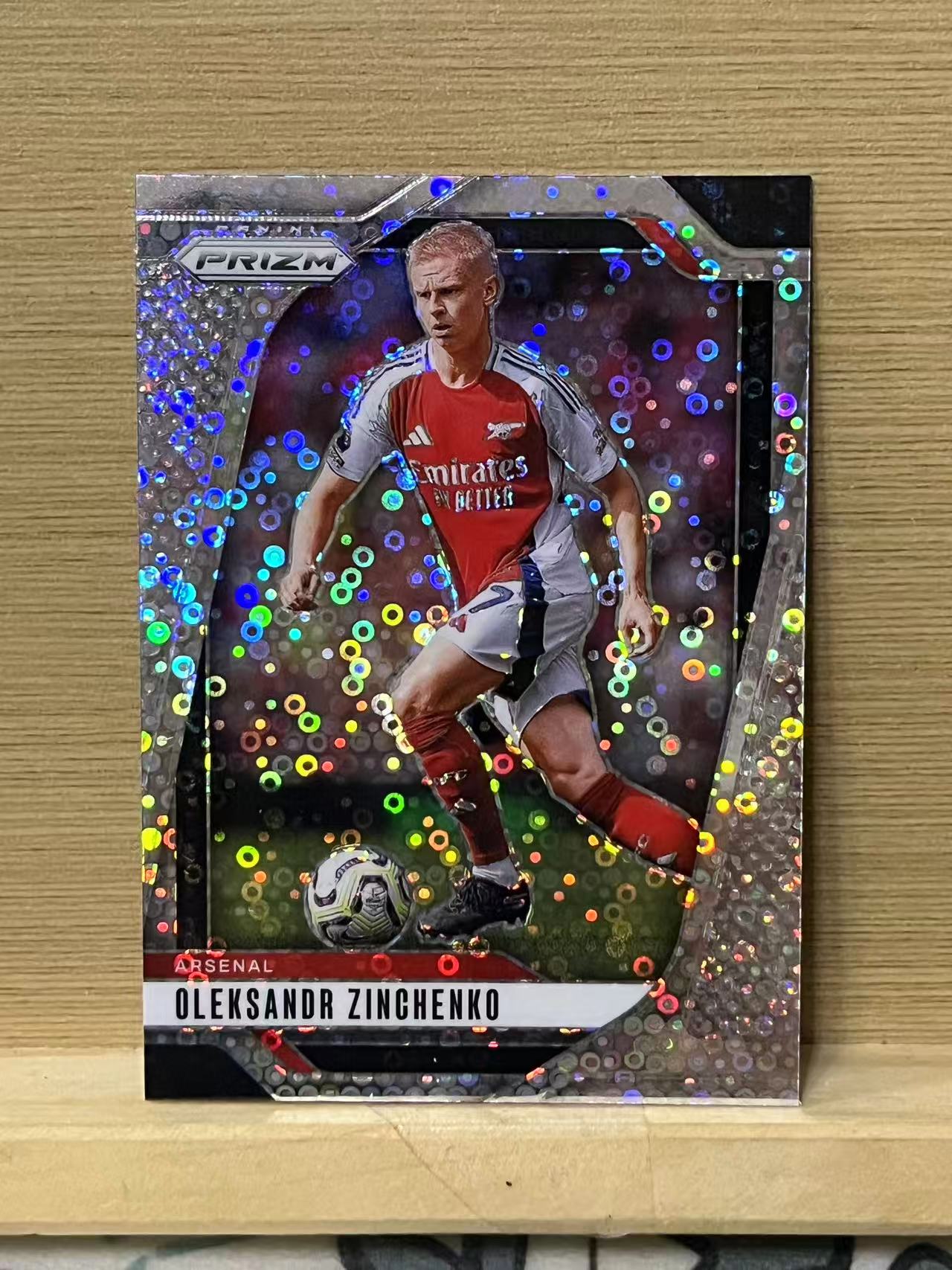 2024-25 Panini Prizm Oleksandr Zinchenko 津琴科 泡泡折 阿森纳 英超 银折 实卡精美 收藏必备 LZ1