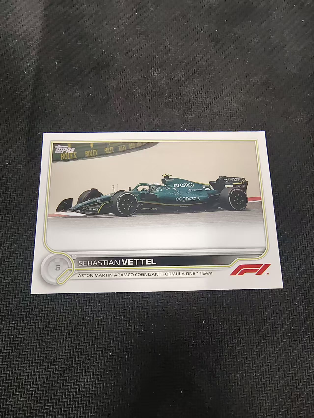 【汽水拍卖】2022 Topps Chrome F1 Sebastian Vettel 塞巴斯蒂安 维特尔 划痕 边角瑕疵 @113