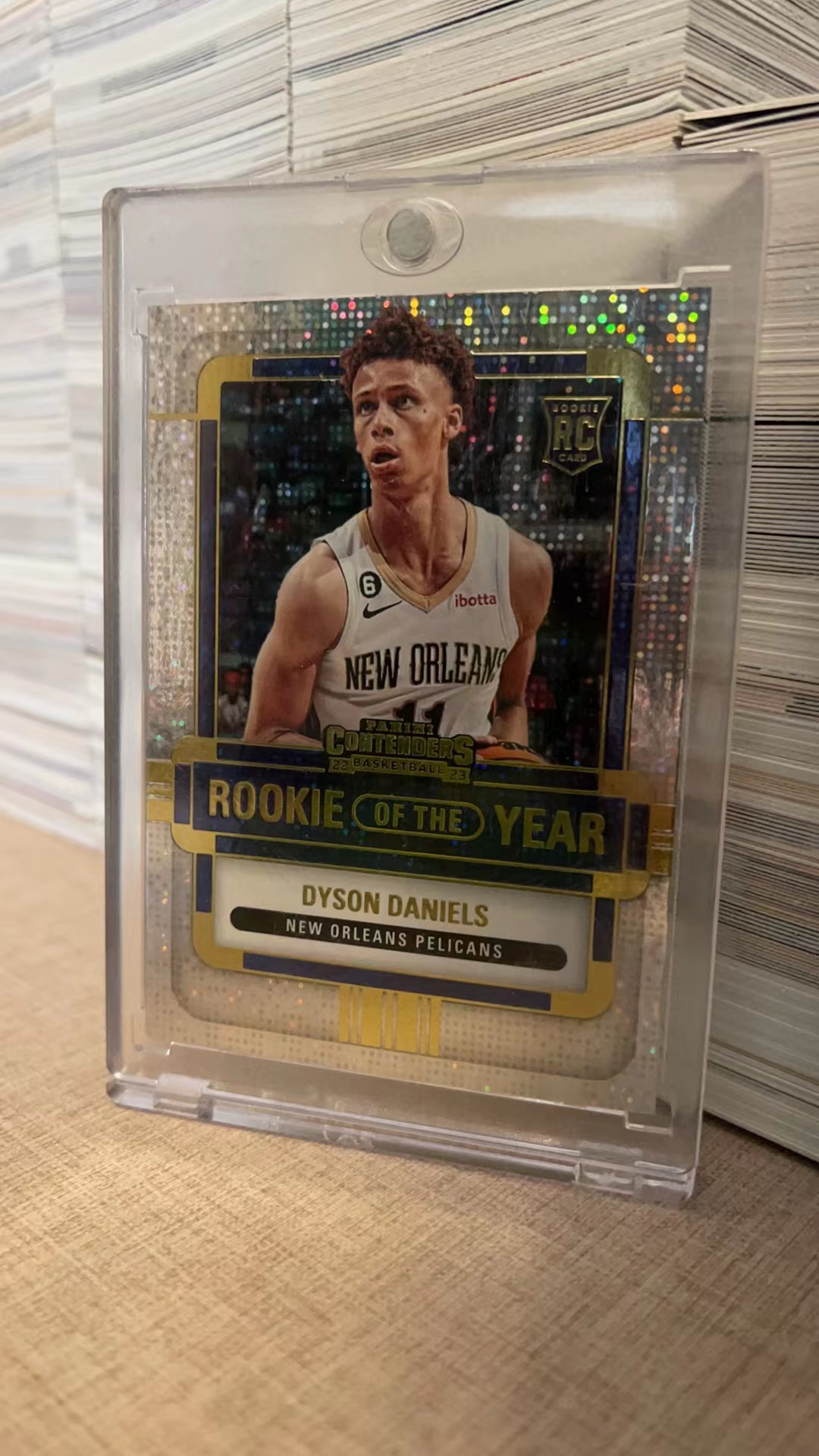 2022-23 Panini Contenders Dyson Daniels RC Rookie Of The Year 戴森丹尼尔斯 鹈鹕新秀 带RC标 折射